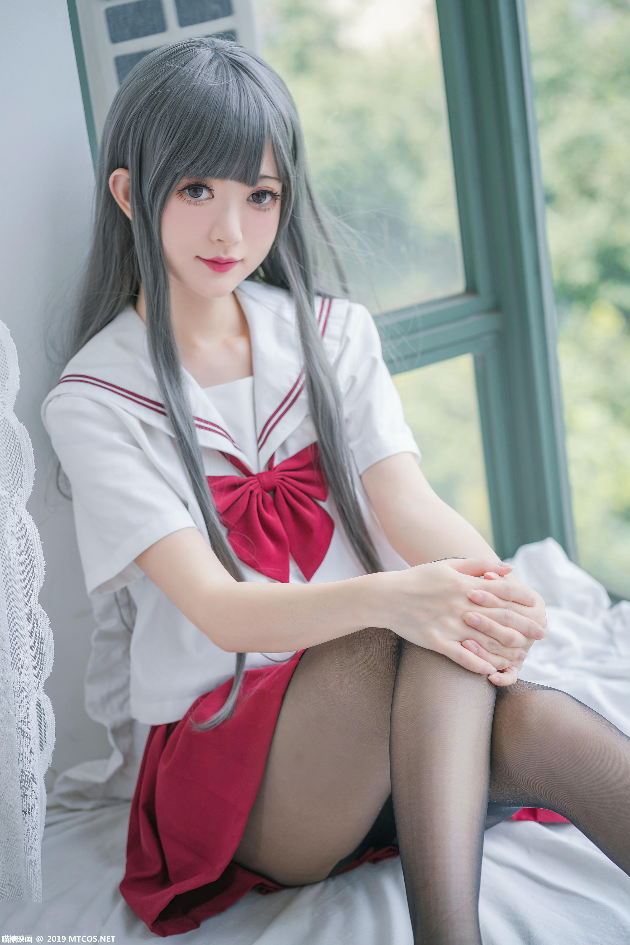 [喵糖映画] VOL.017 甜美学姐[40P／900MB]_第2集