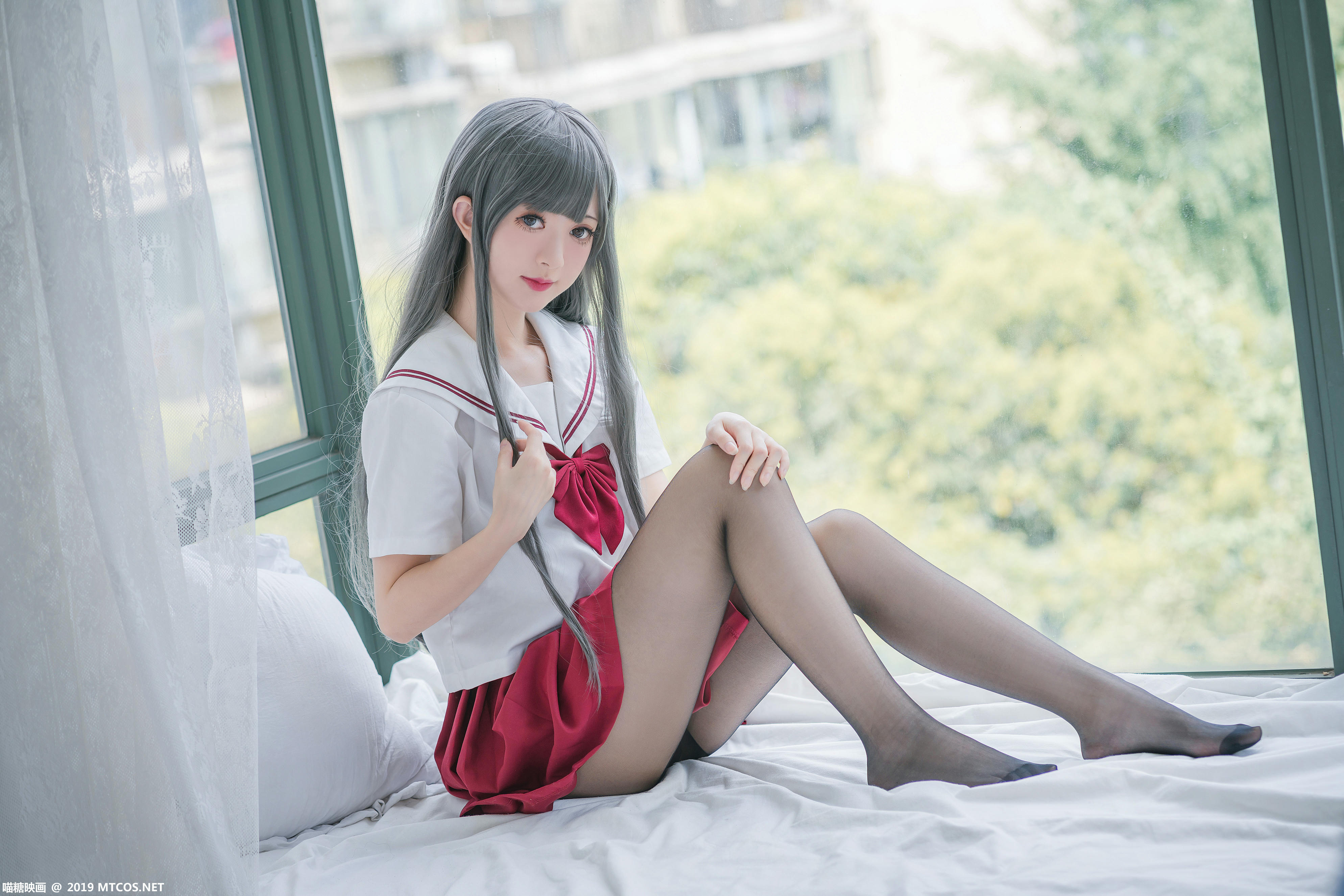 [喵糖映画] VOL.017 甜美学姐[40P／900MB]_第1集