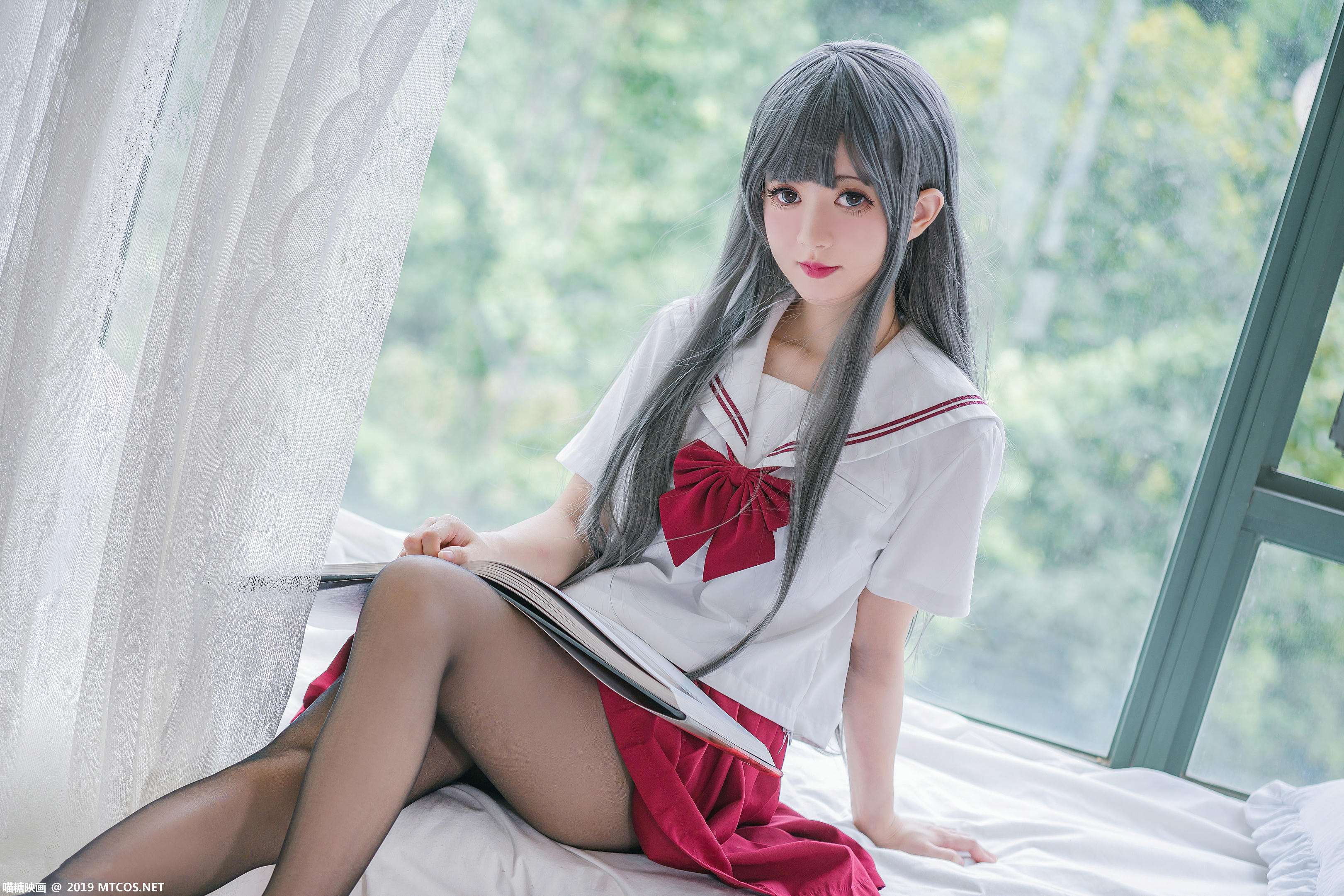 [喵糖映画] VOL.017 甜美学姐[40P／900MB]_第1集