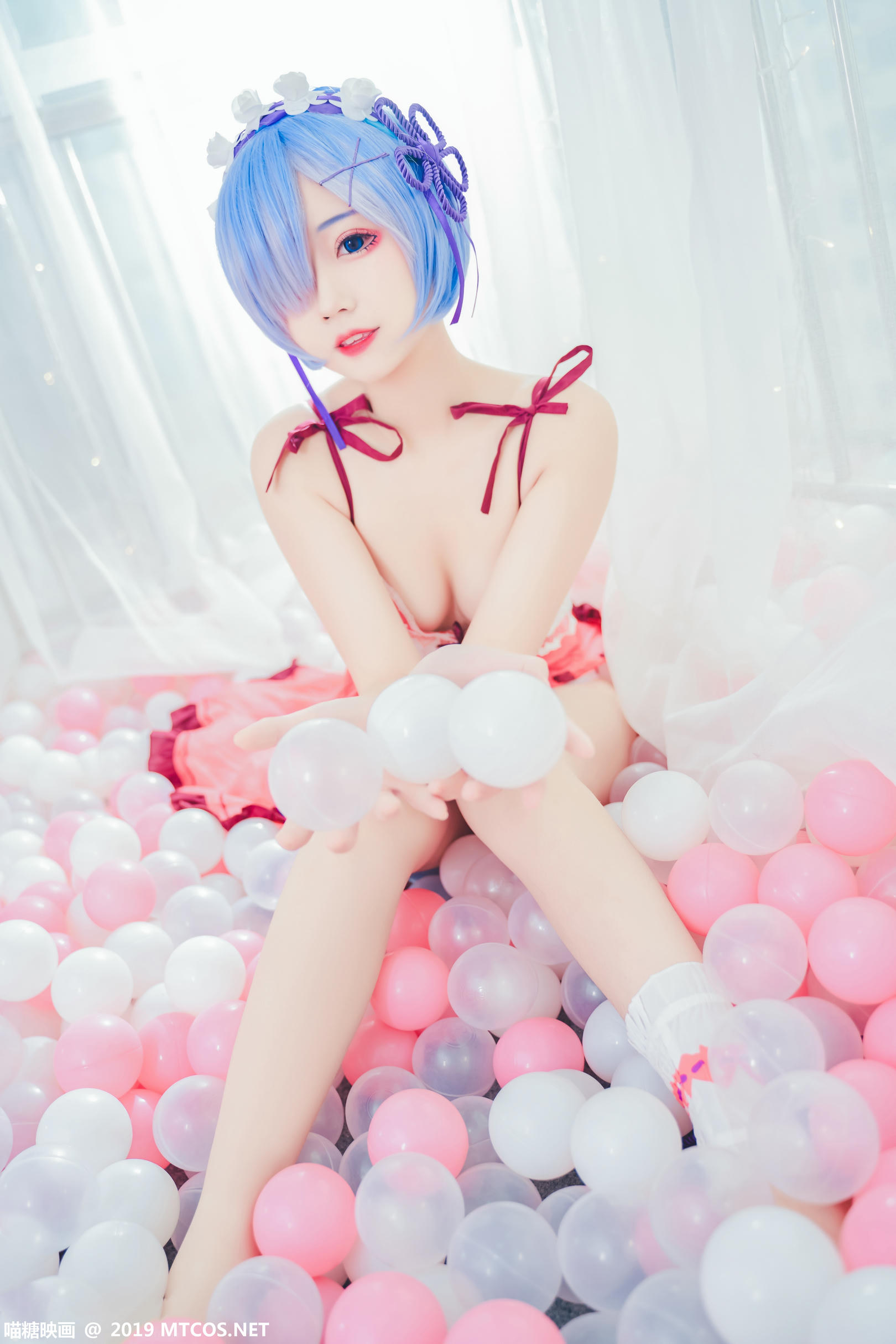 [喵糖映画] VOL.018 猫君君_MaoJun 粉嫩雷姆[40P／516MB]_第1集