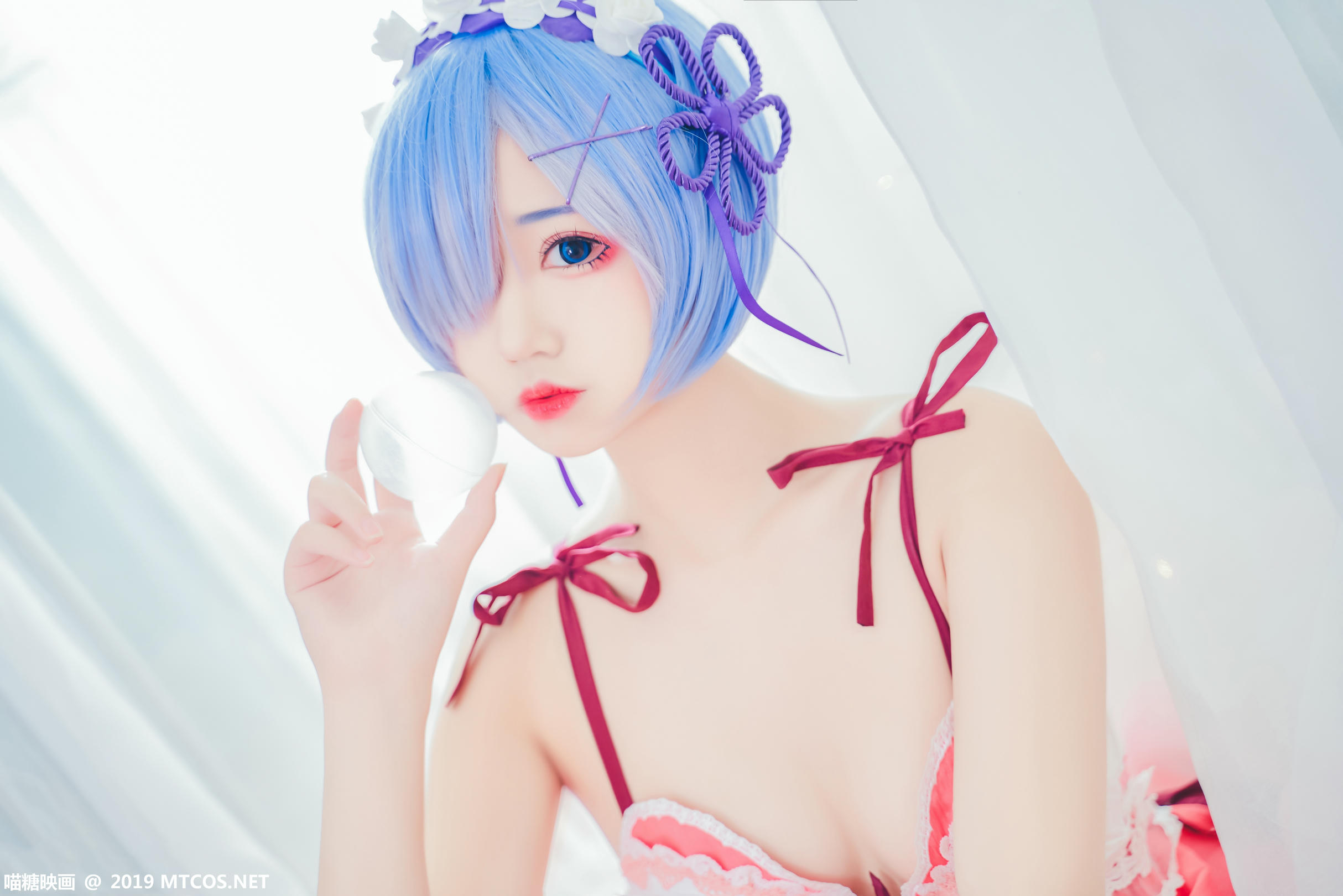 [喵糖映画] VOL.018 猫君君_MaoJun 粉嫩雷姆[40P／516MB]_第1集