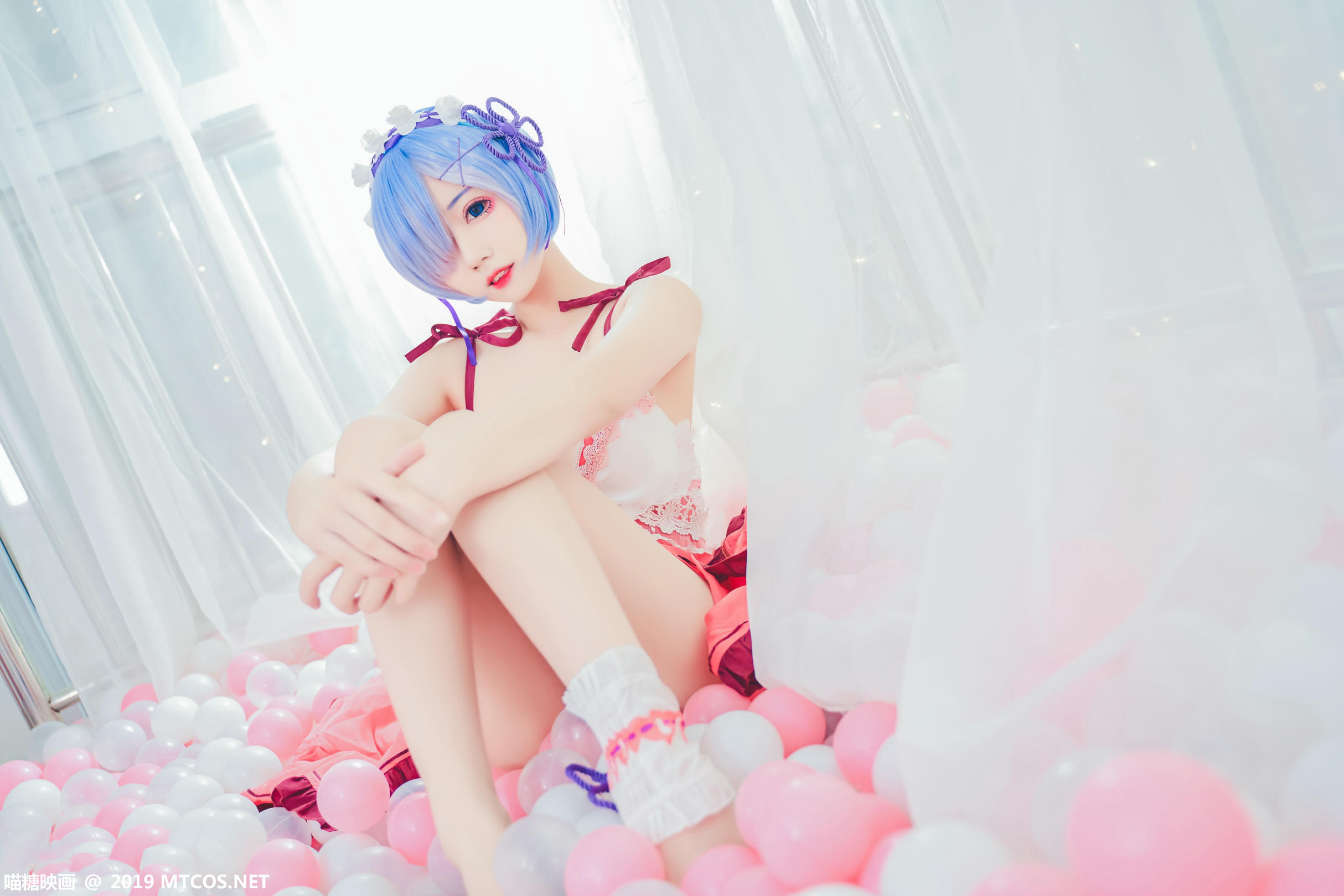 [喵糖映画] VOL.018 猫君君_MaoJun 粉嫩雷姆[40P／516MB]_第1集