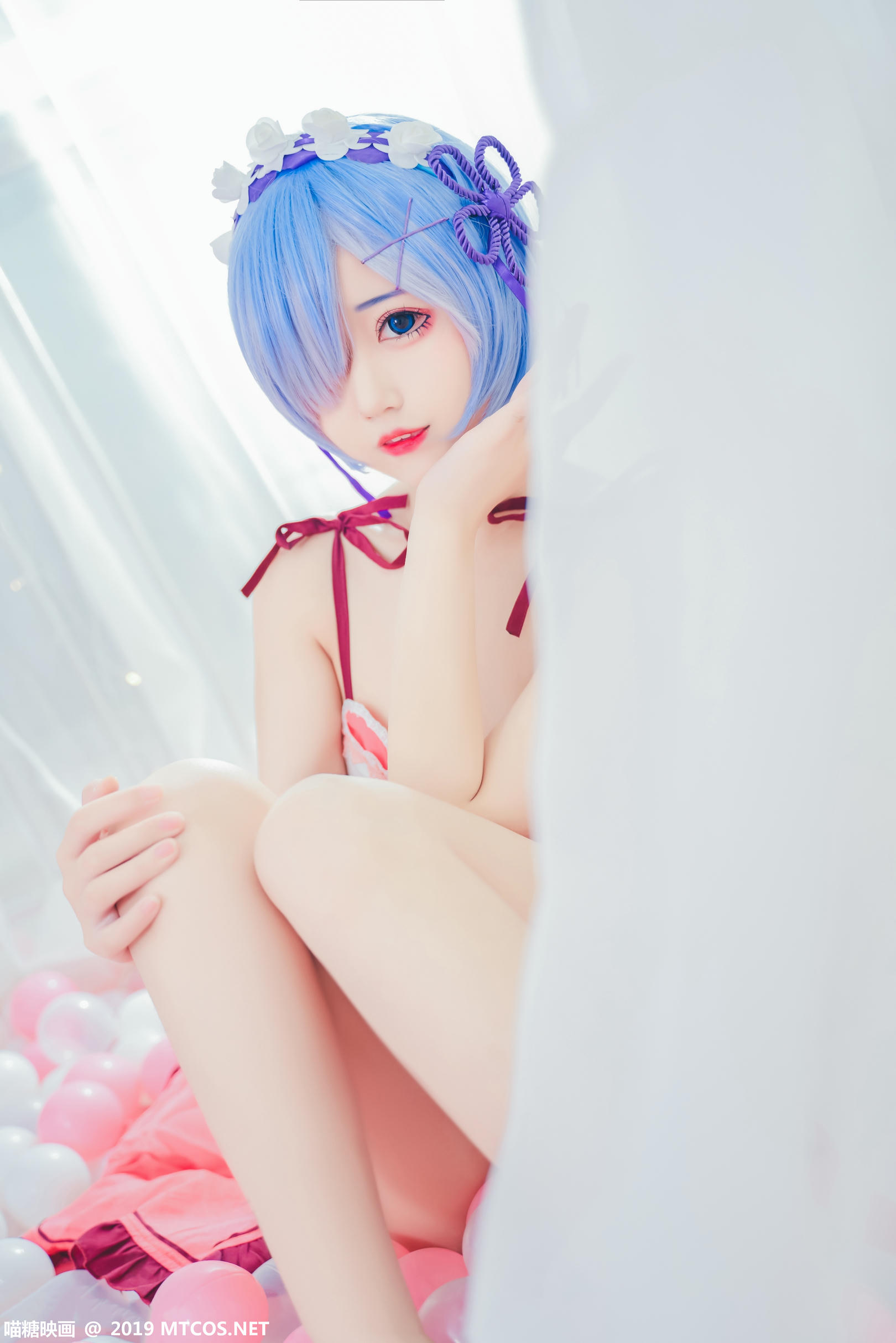 [喵糖映画] VOL.018 猫君君_MaoJun 粉嫩雷姆[40P／516MB]_第1集