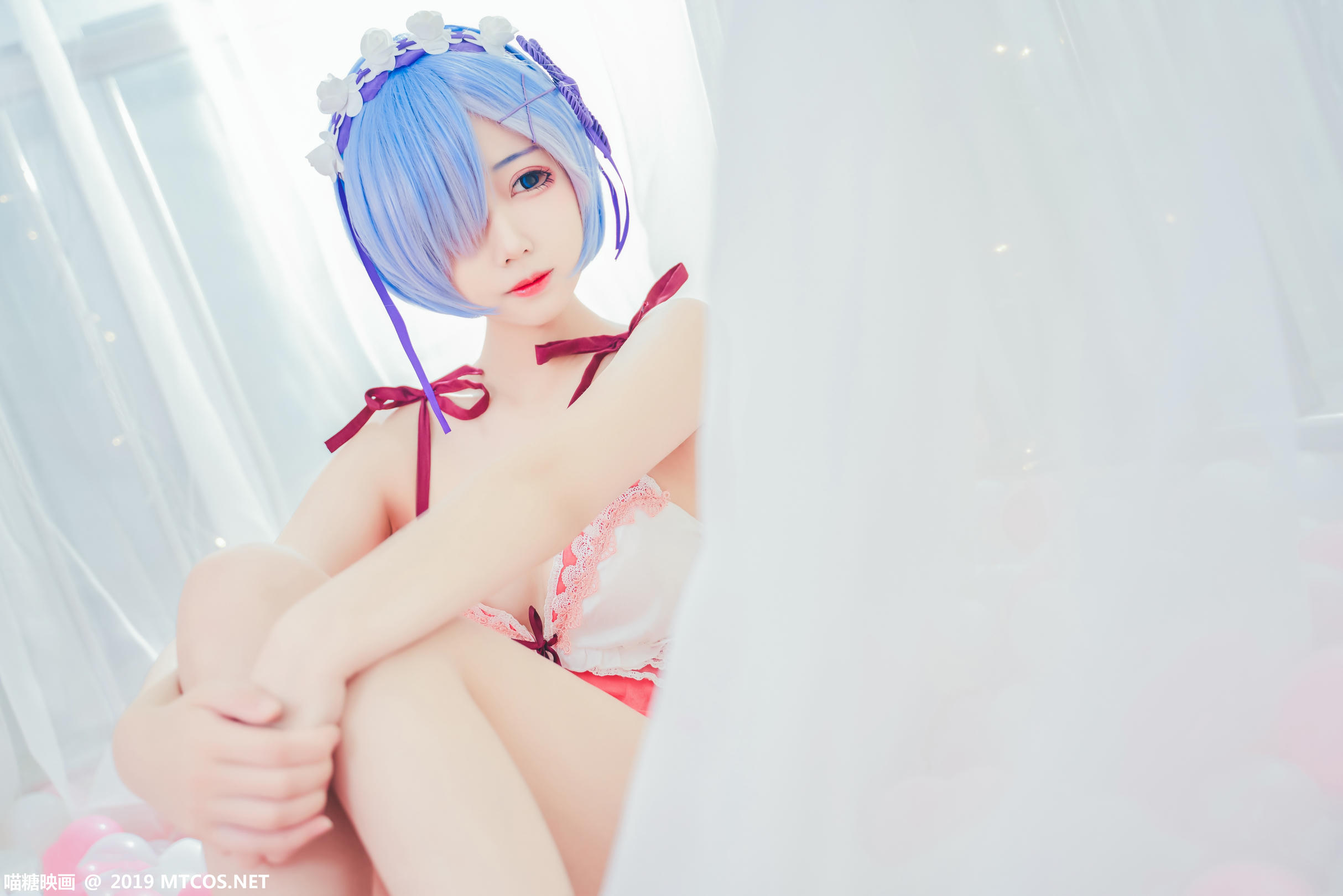 [喵糖映画] VOL.018 猫君君_MaoJun 粉嫩雷姆[40P／516MB]_第1集