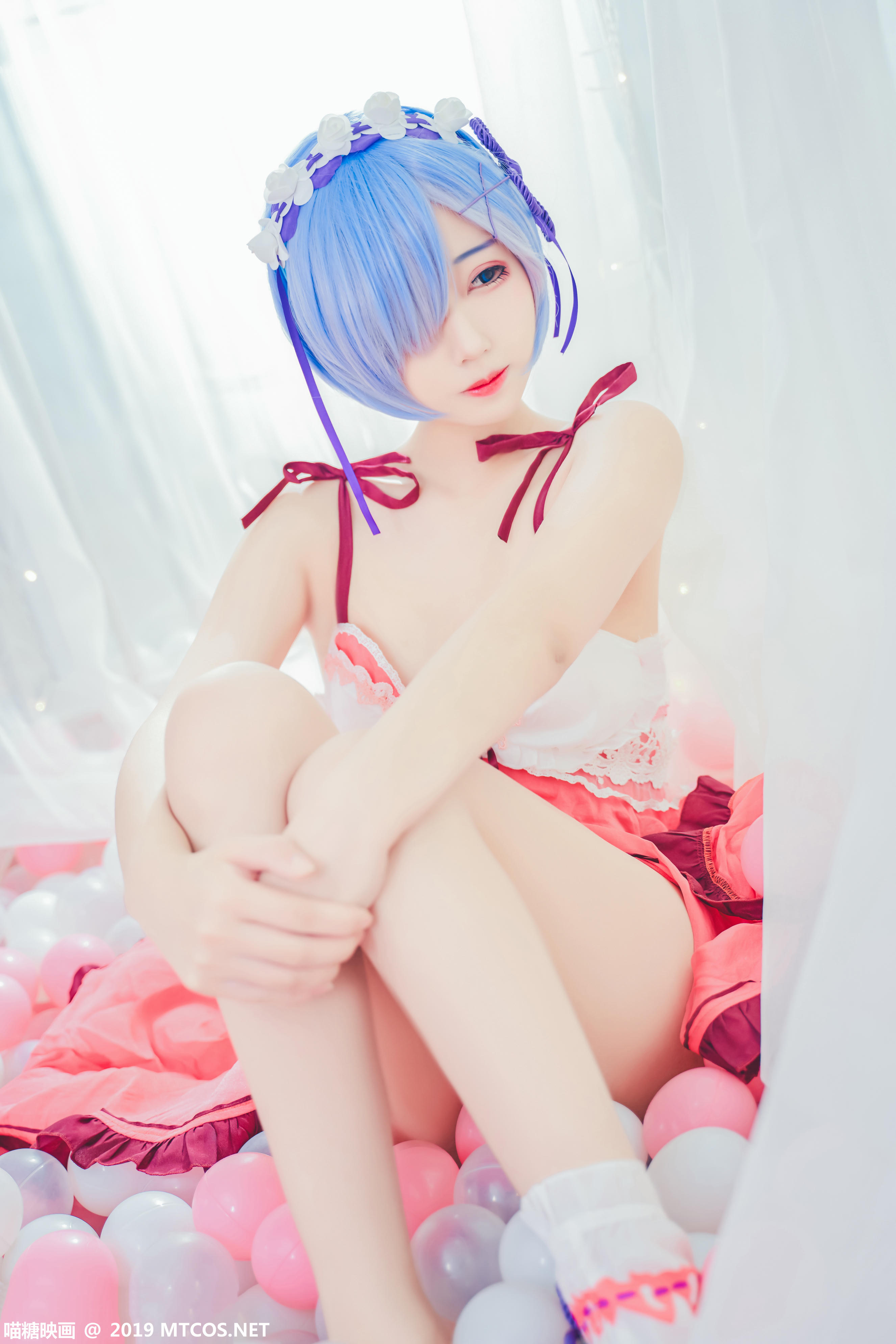 [喵糖映画] VOL.018 猫君君_MaoJun 粉嫩雷姆[40P／516MB]_第1集