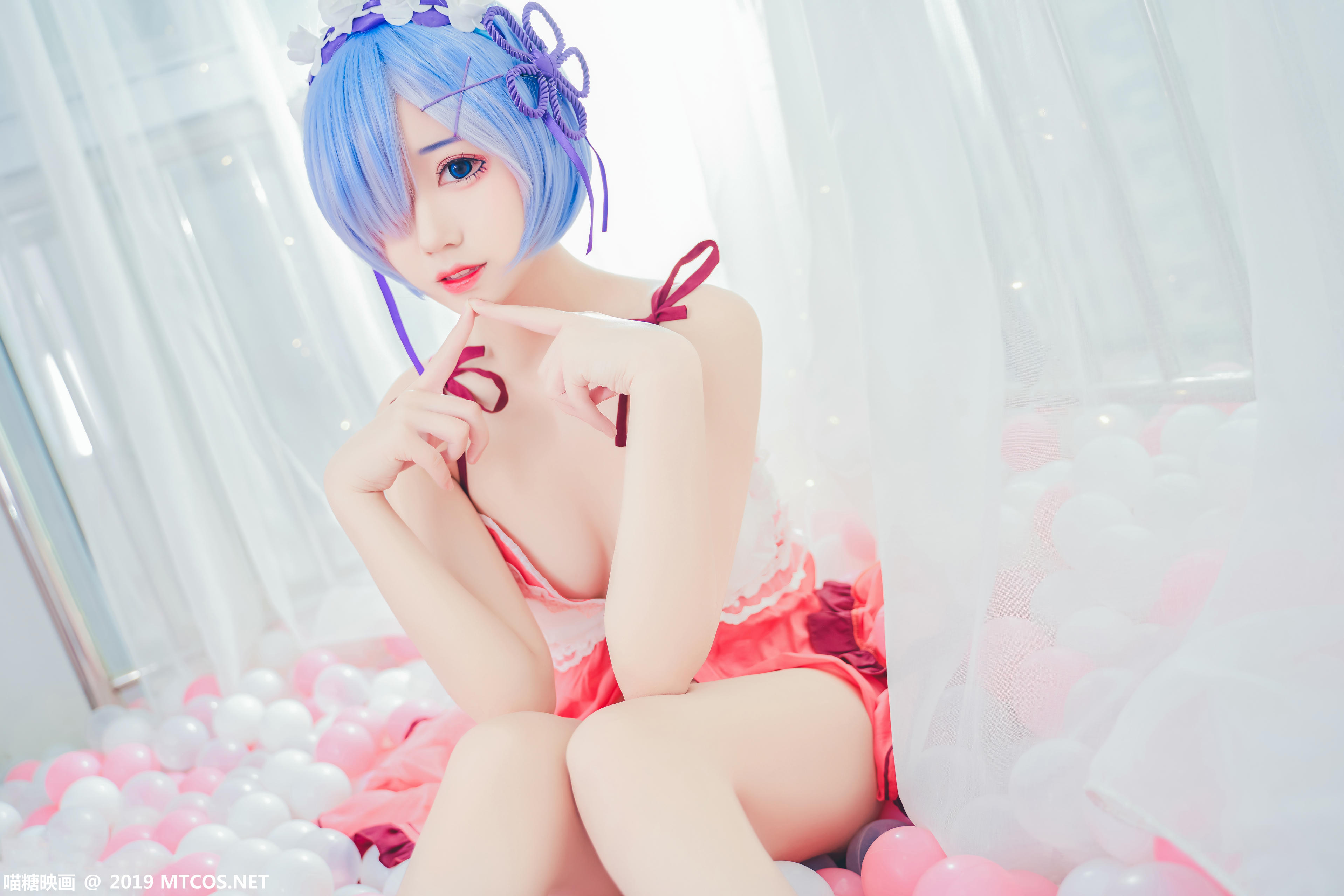 [喵糖映画] VOL.018 猫君君_MaoJun 粉嫩雷姆[40P／516MB]_第1集