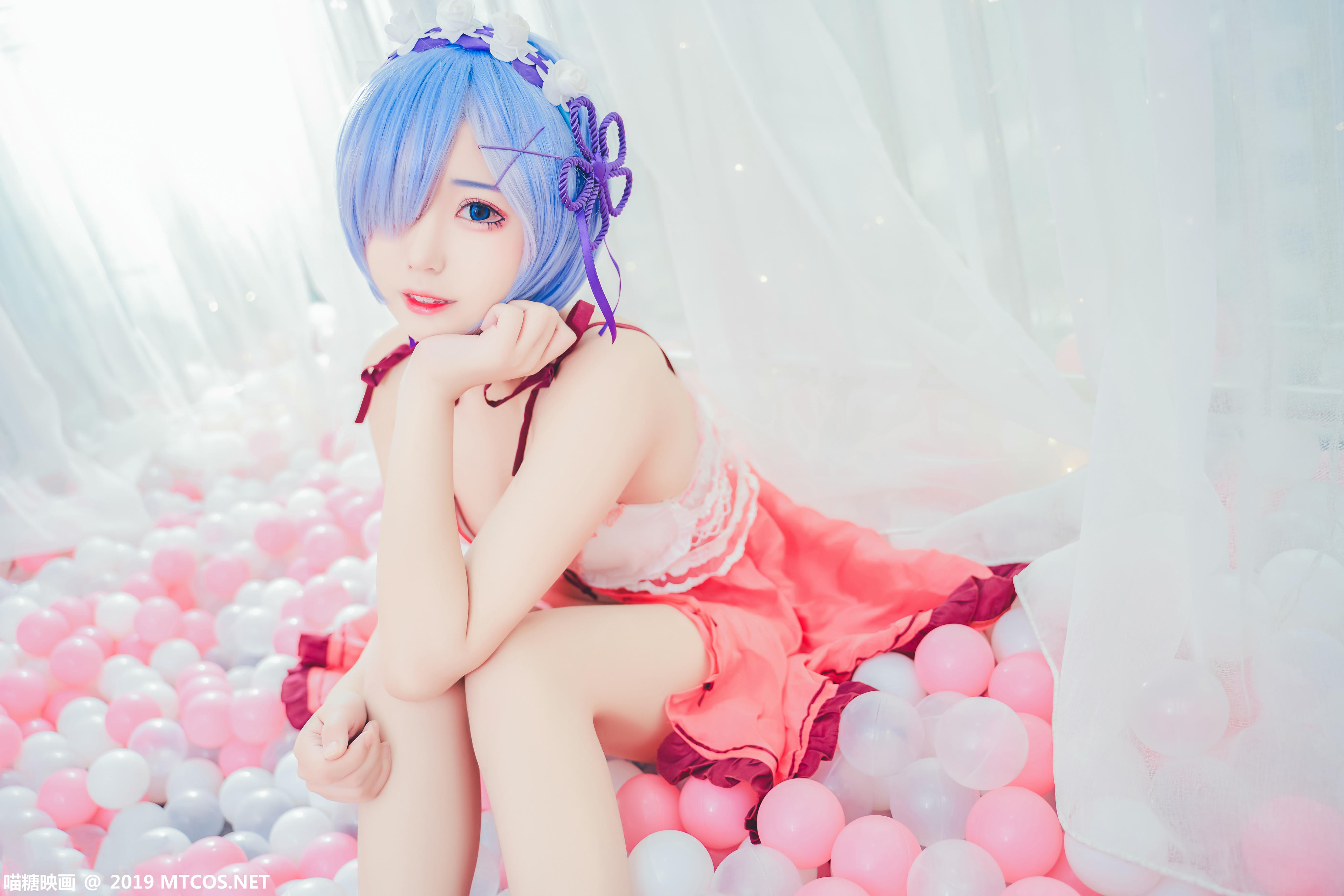 [喵糖映画] VOL.018 猫君君_MaoJun 粉嫩雷姆[40P／516MB]_第2集