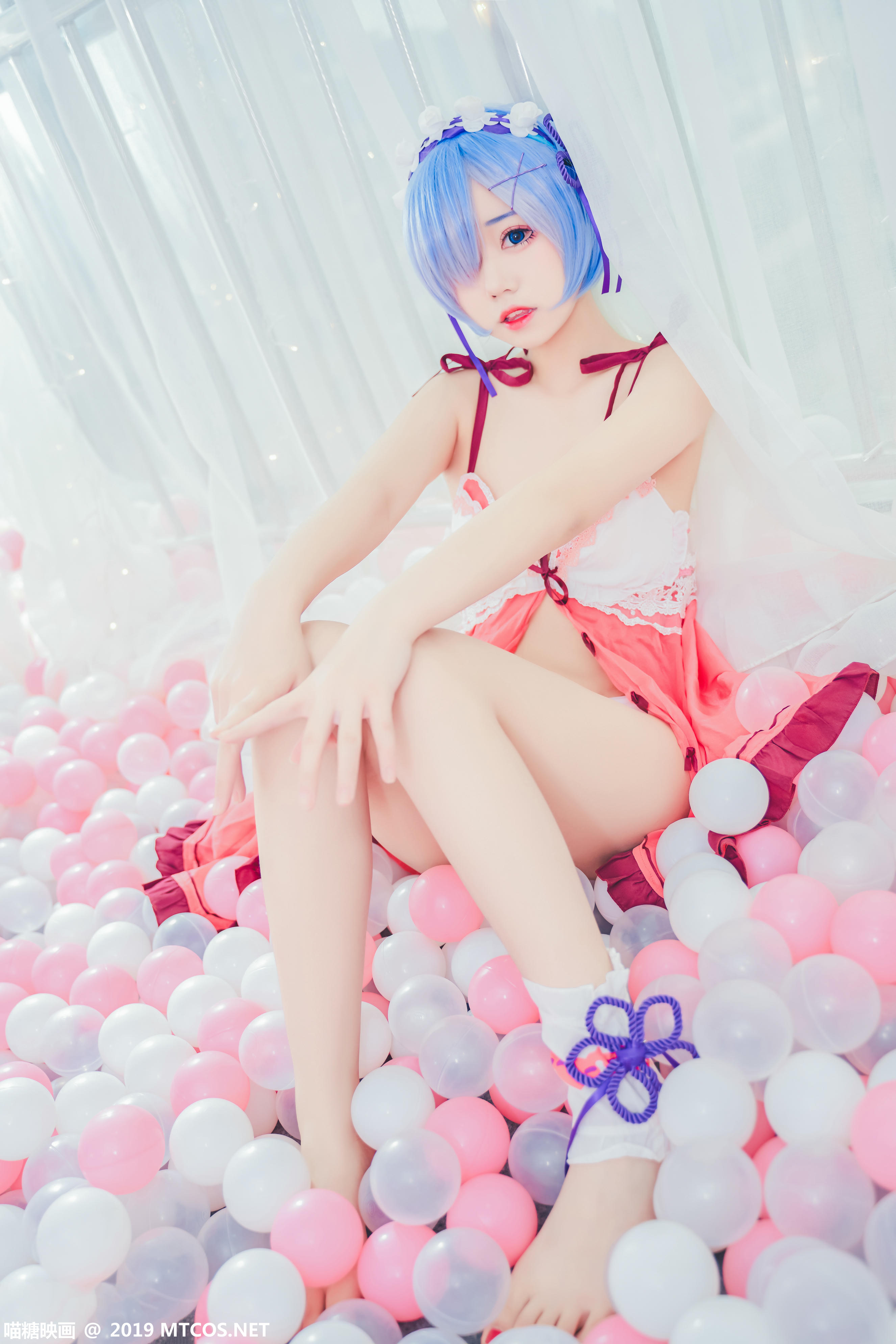 [喵糖映画] VOL.018 猫君君_MaoJun 粉嫩雷姆[40P／516MB]_第2集