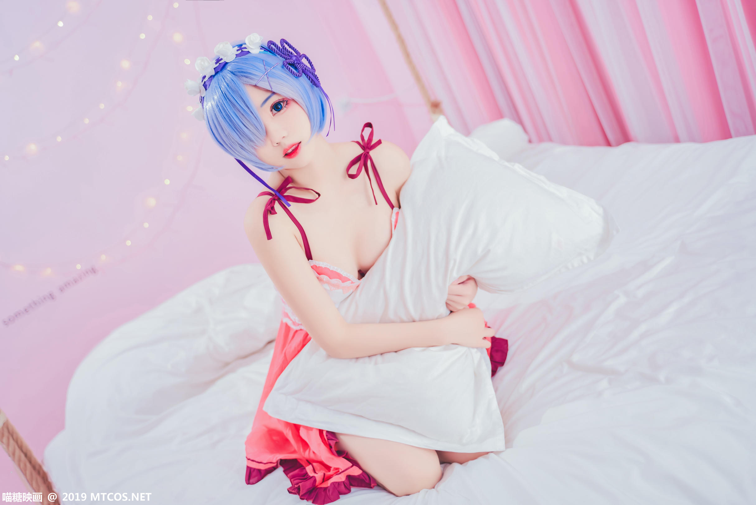 [喵糖映画] VOL.018 猫君君_MaoJun 粉嫩雷姆[40P／516MB]_第2集