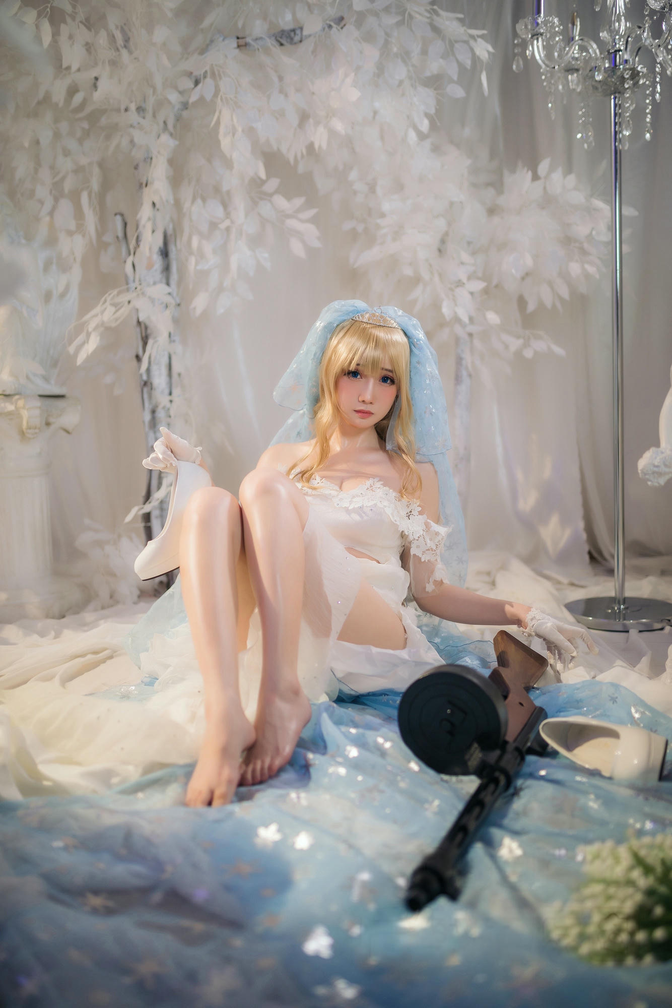 焖焖碳 NO.036 少女前线 索米 婚纱[42P 148.8M]_第2集