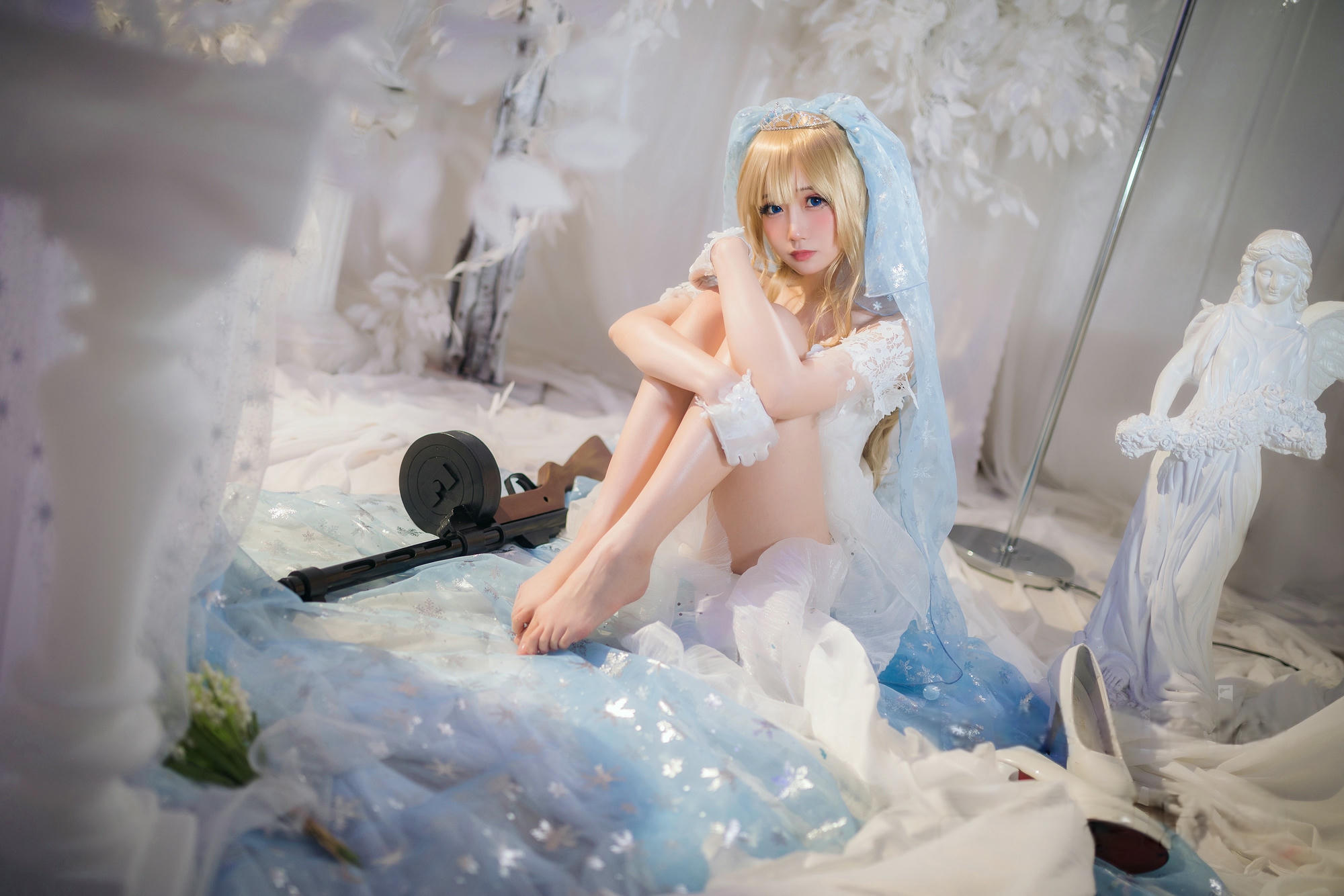 焖焖碳 NO.036 少女前线 索米 婚纱[42P 148.8M]_第2集