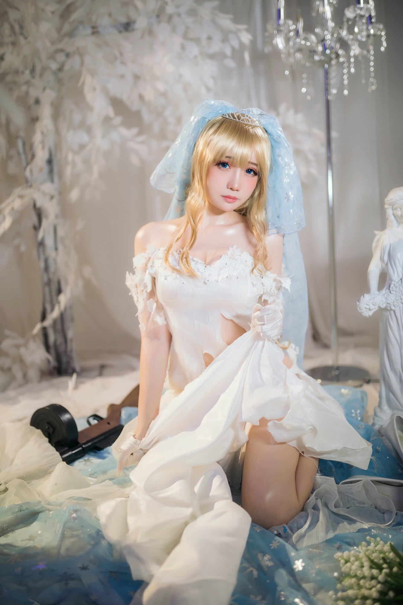 焖焖碳 NO.036 少女前线 索米 婚纱[42P 148.8M]_第2集