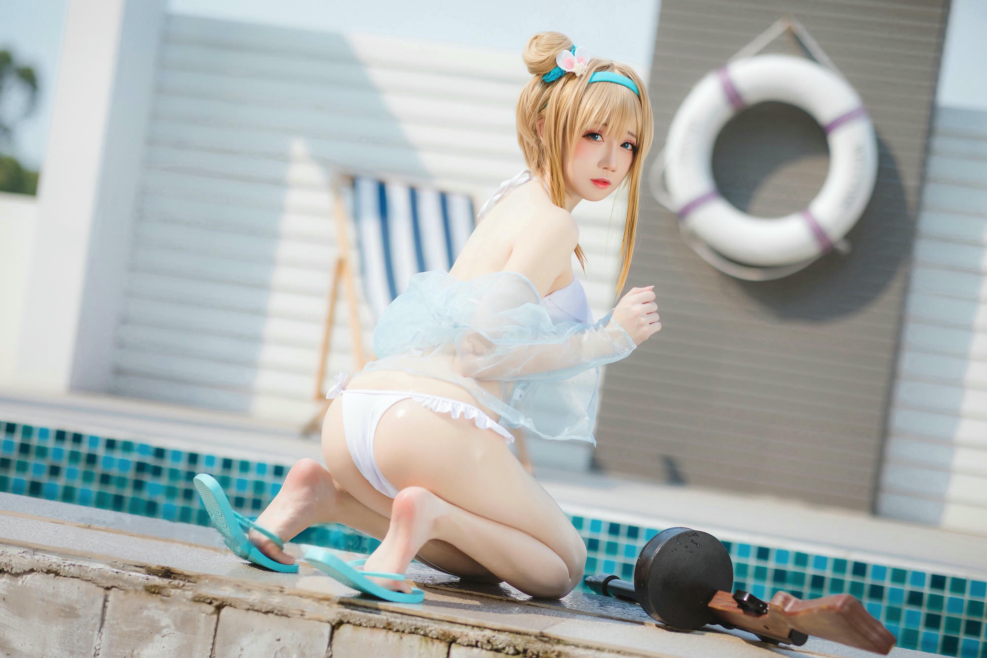 焖焖碳 NO.037 少女前线 索米 泳装 [46P 145MB]_第1集