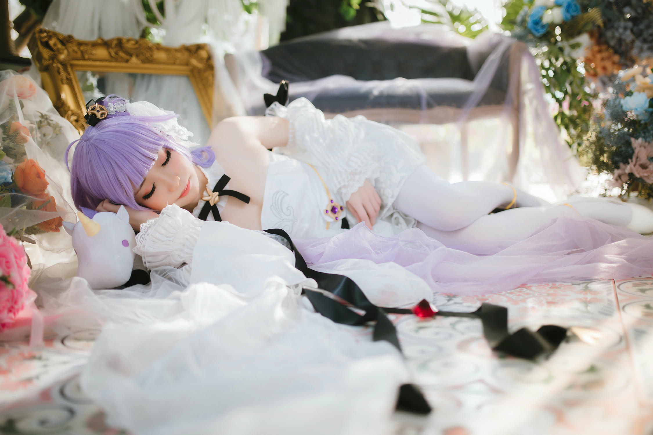 焖焖碳 NO.038 独角兽婚纱[25P-169.5M]_第1集