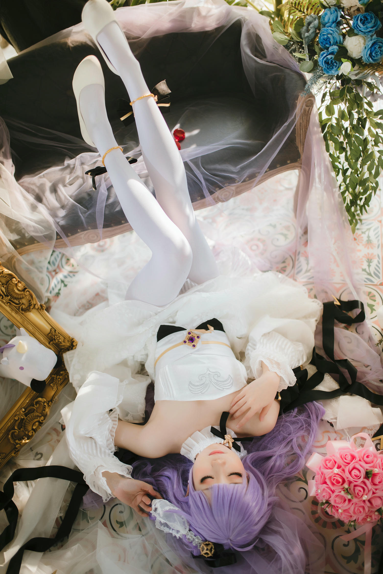 焖焖碳 NO.038 独角兽婚纱[25P-169.5M]_第1集