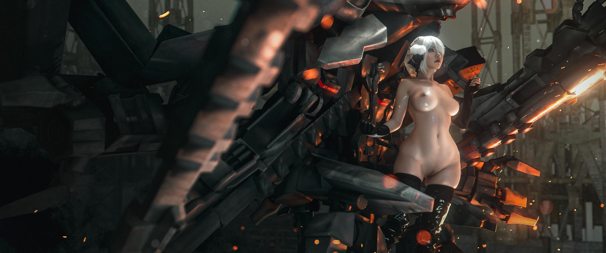 爆机少女喵小吉 NO.010 尼尔 机械纪元 人形兵器 [13P 122MB]_第1集