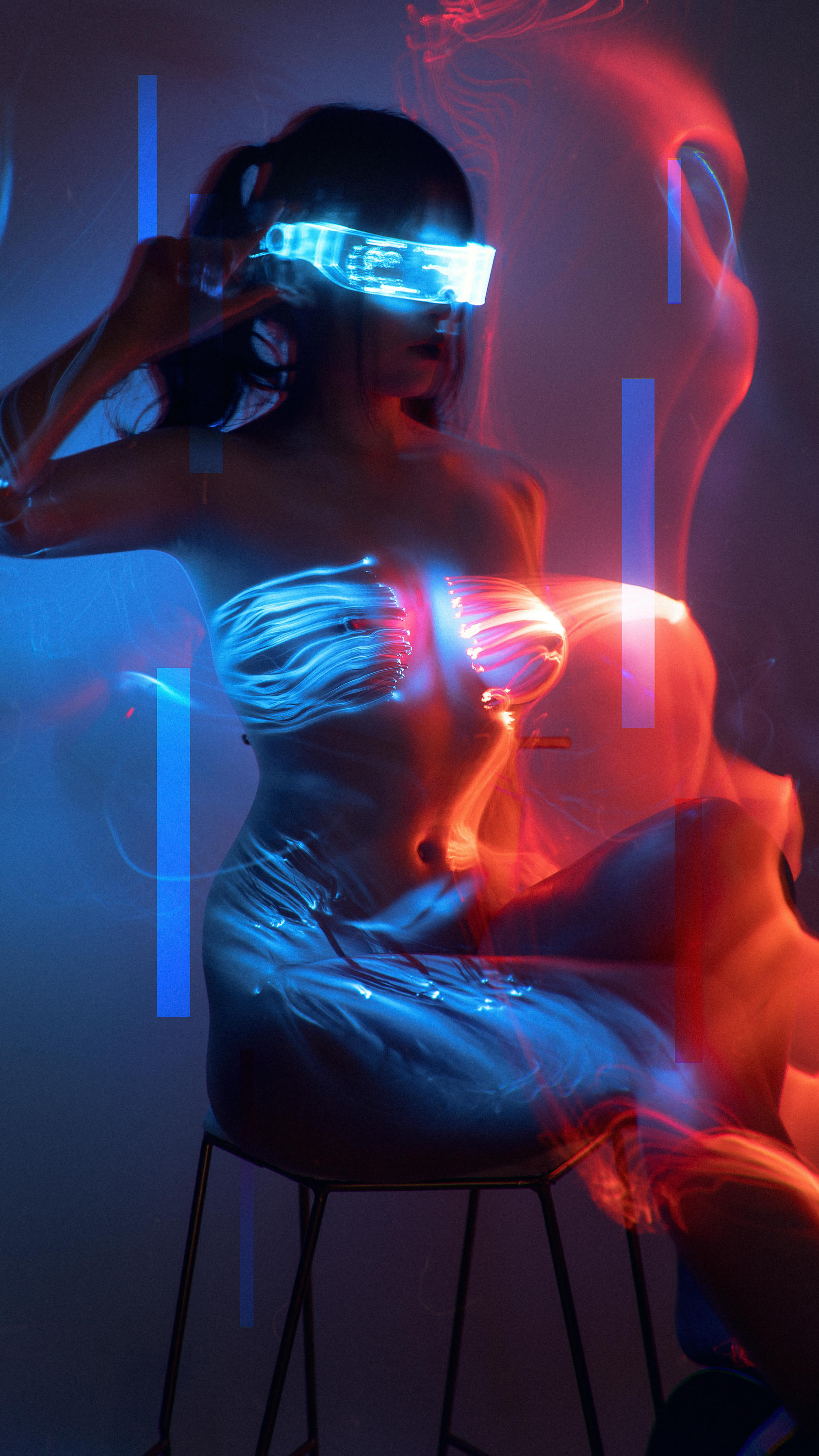 爆机少女喵小吉 NO.012 福利：爆机少女喵小吉 虚假得赛博朋克 [12P 135MB]_第1集