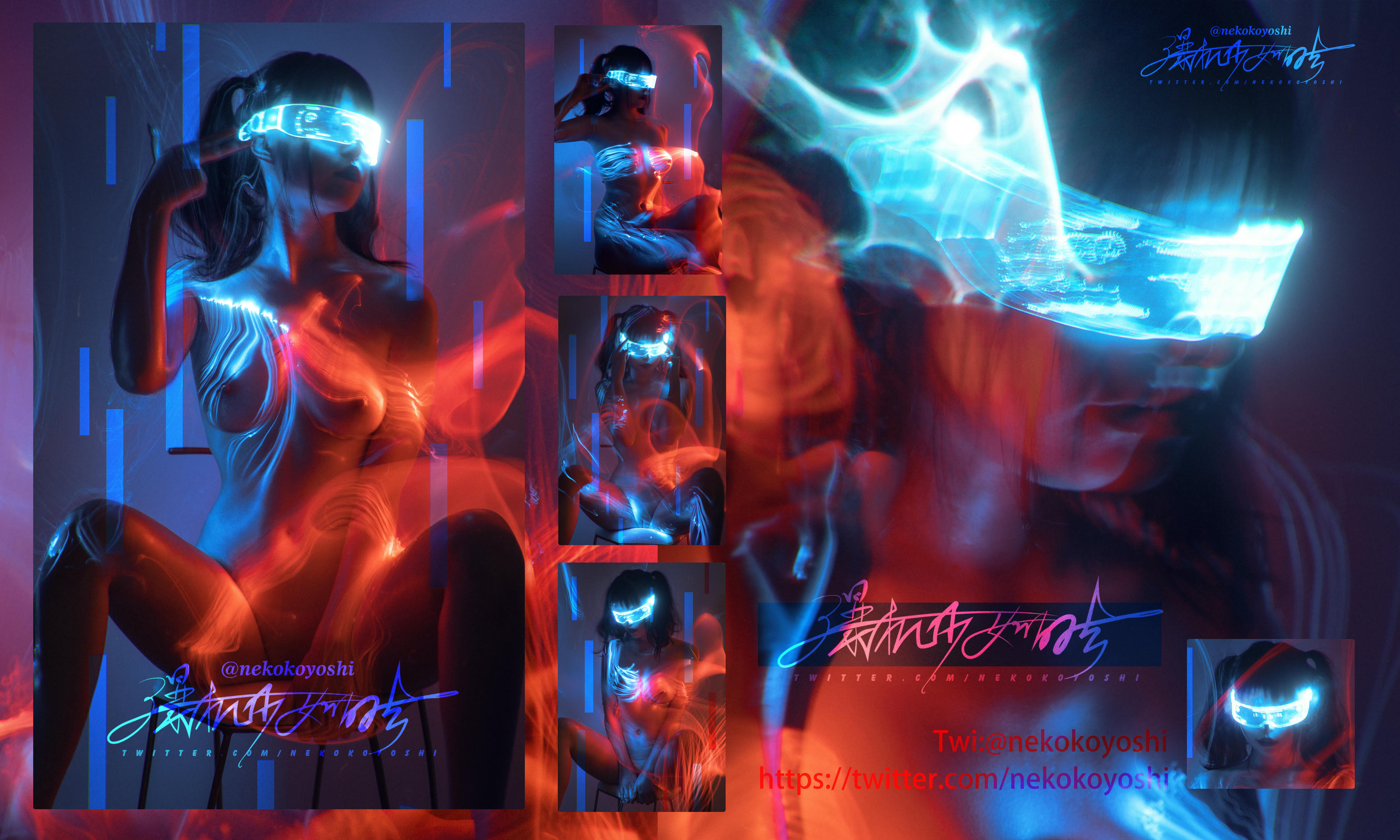 爆机少女喵小吉 NO.012 福利：爆机少女喵小吉 虚假得赛博朋克 [12P 135MB]_第1集