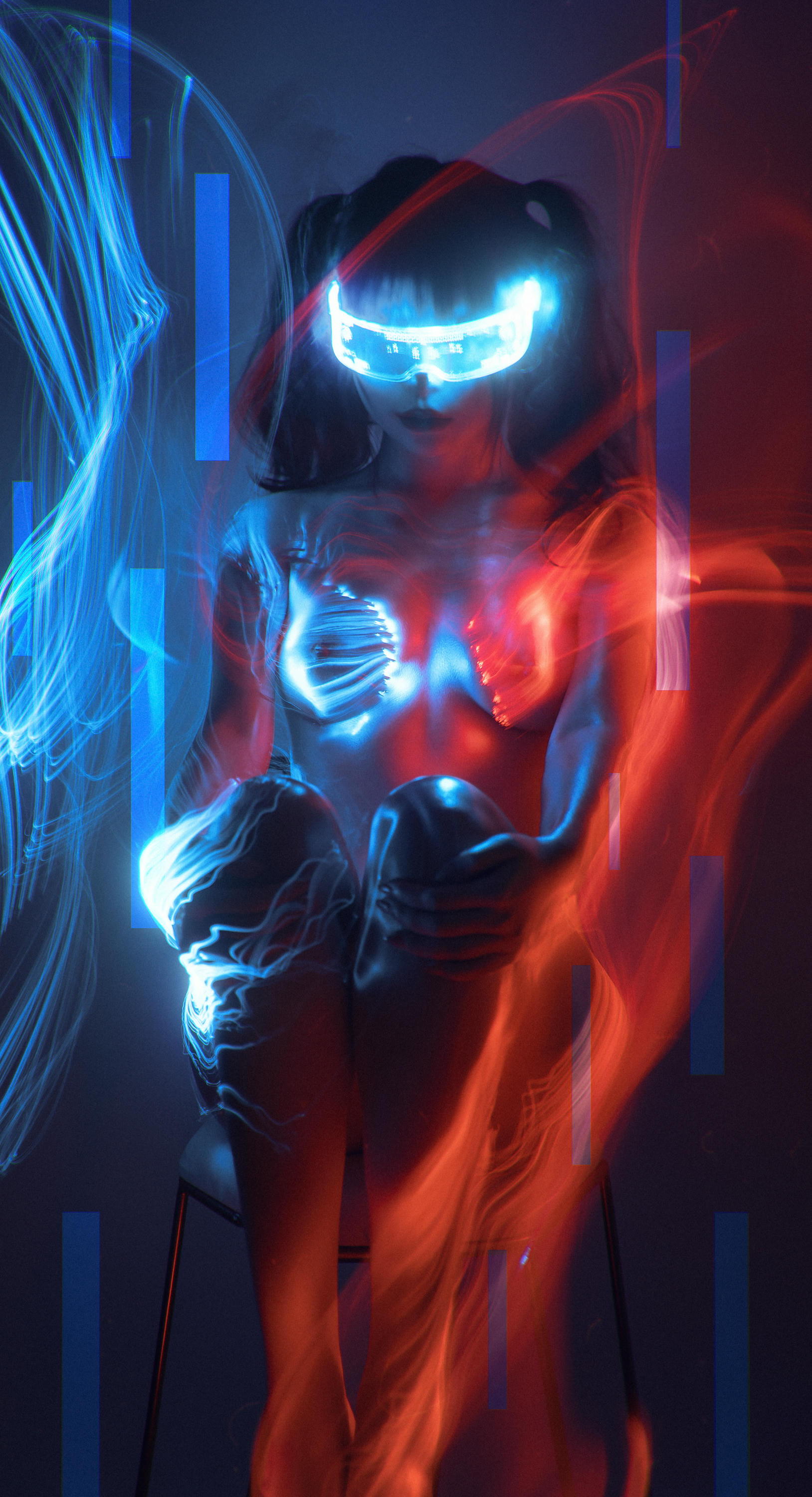 爆机少女喵小吉 NO.012 福利：爆机少女喵小吉 虚假得赛博朋克 [12P 135MB]_第1集