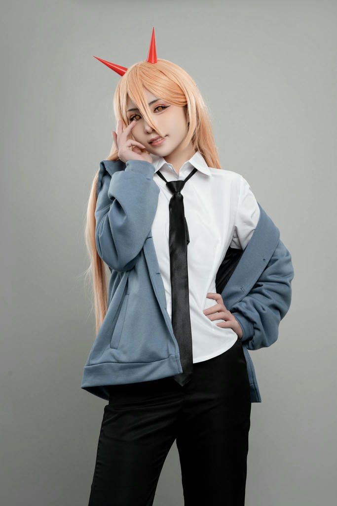 爆机少女喵小吉 NO.090 电锯人-帕瓦 [74P1V-368MB]_第1集