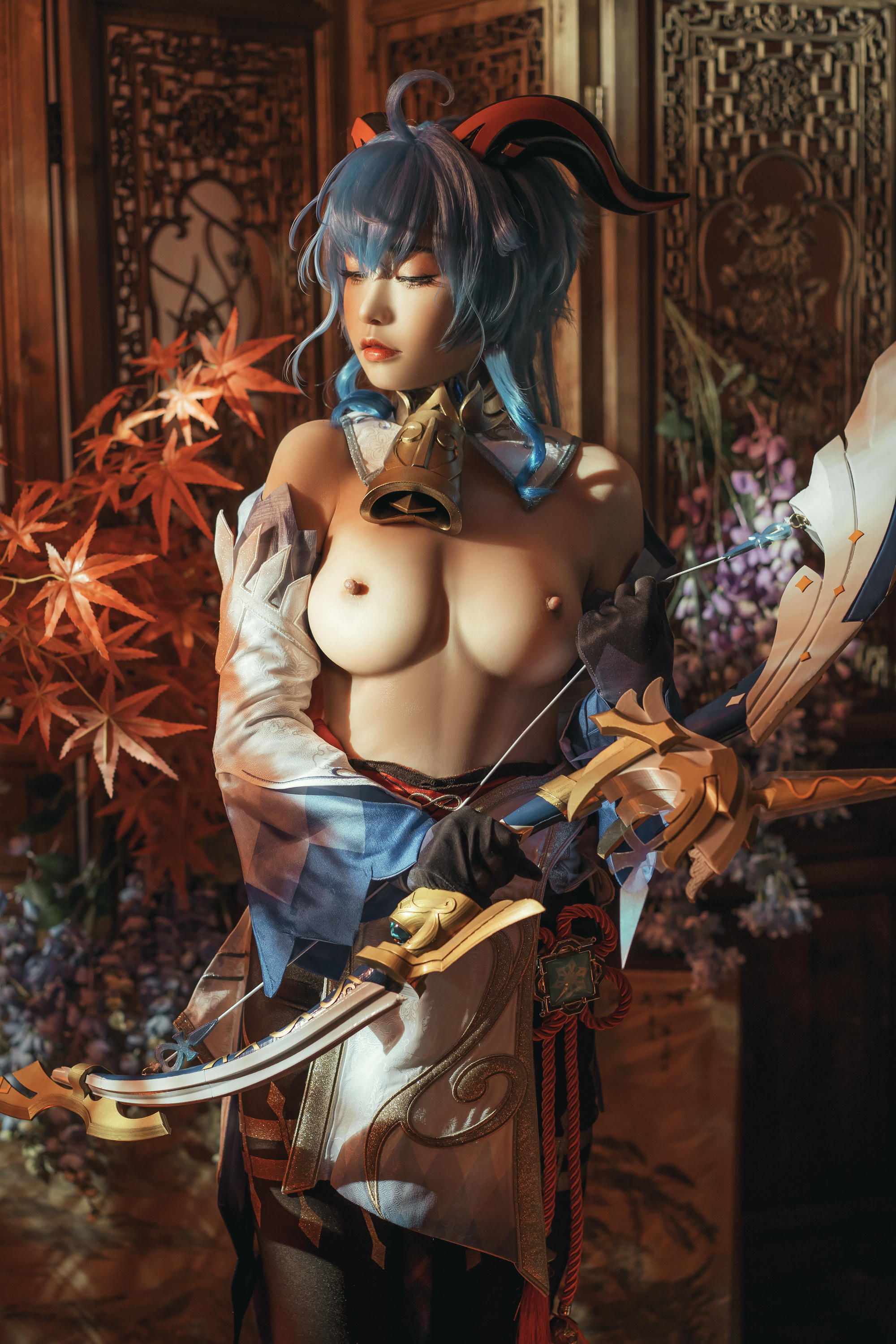 爆机少女喵小吉 NO.022 4月订阅T3 原神-甘雨 [61P1V 1.9GB]-Pic_第1集