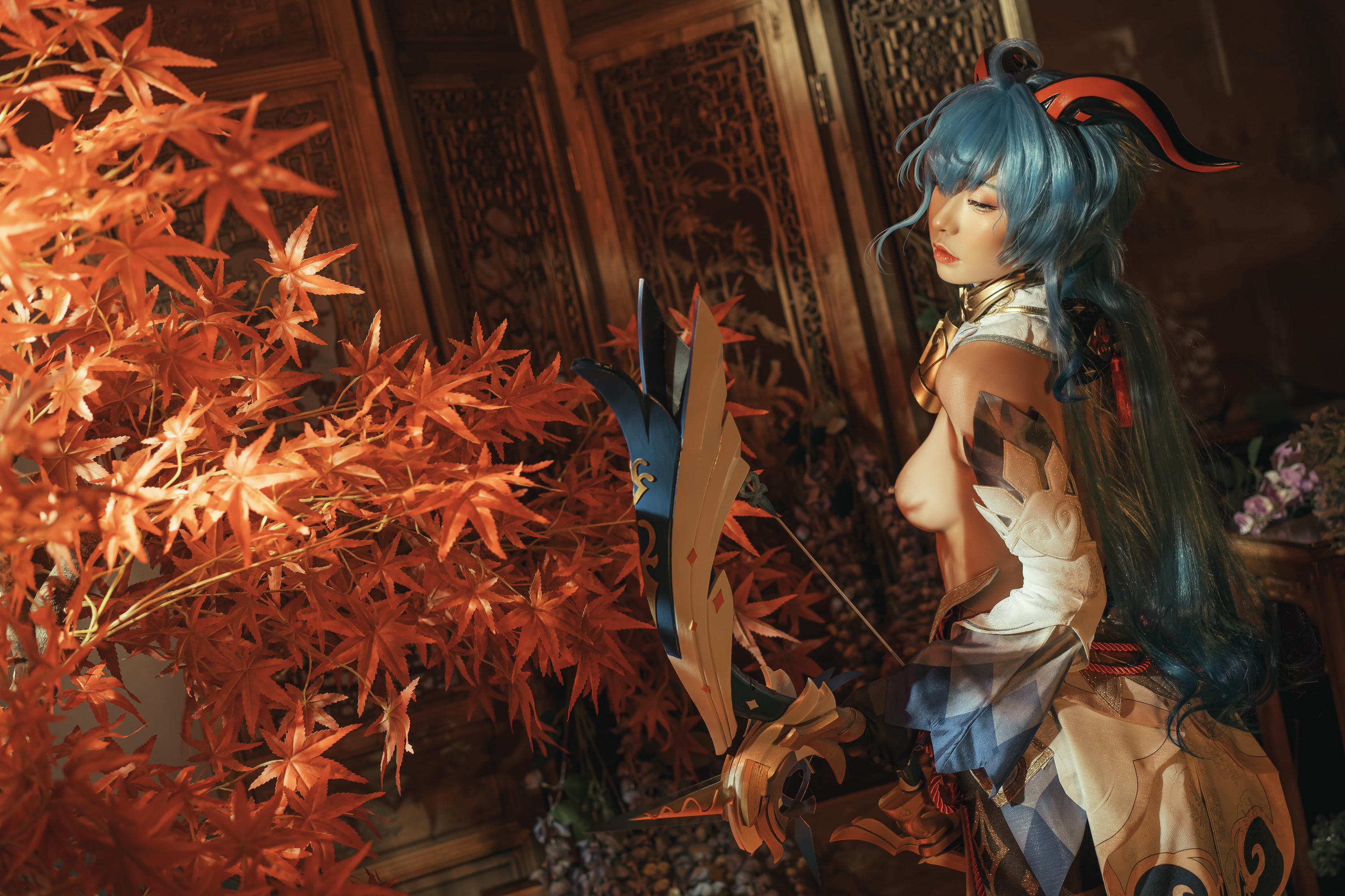 爆机少女喵小吉 NO.022 4月订阅T3 原神-甘雨 [61P1V 1.9GB]-Pic_第2集