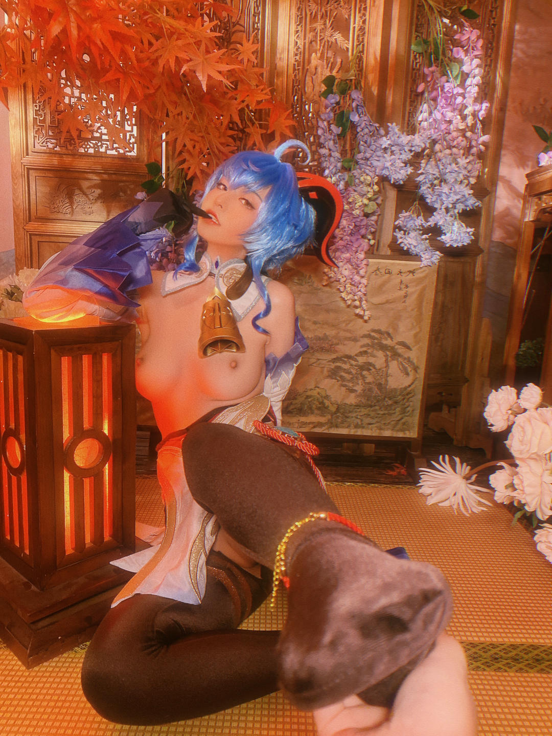 爆机少女喵小吉 NO.022 4月订阅T3 原神-甘雨 [61P1V 1.9GB]-手机_第1集