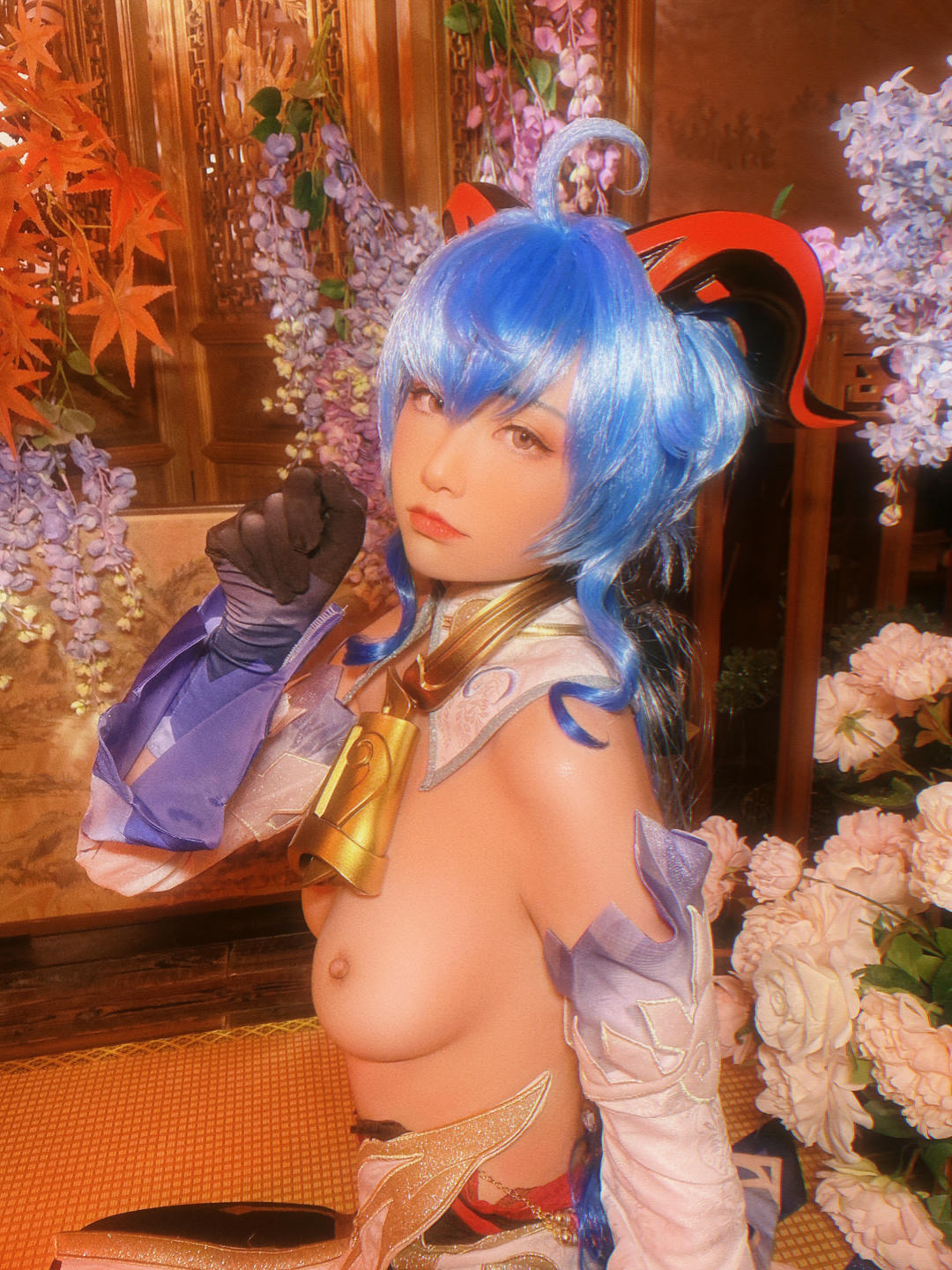 爆机少女喵小吉 NO.022 4月订阅T3 原神-甘雨 [61P1V 1.9GB]-手机_第1集