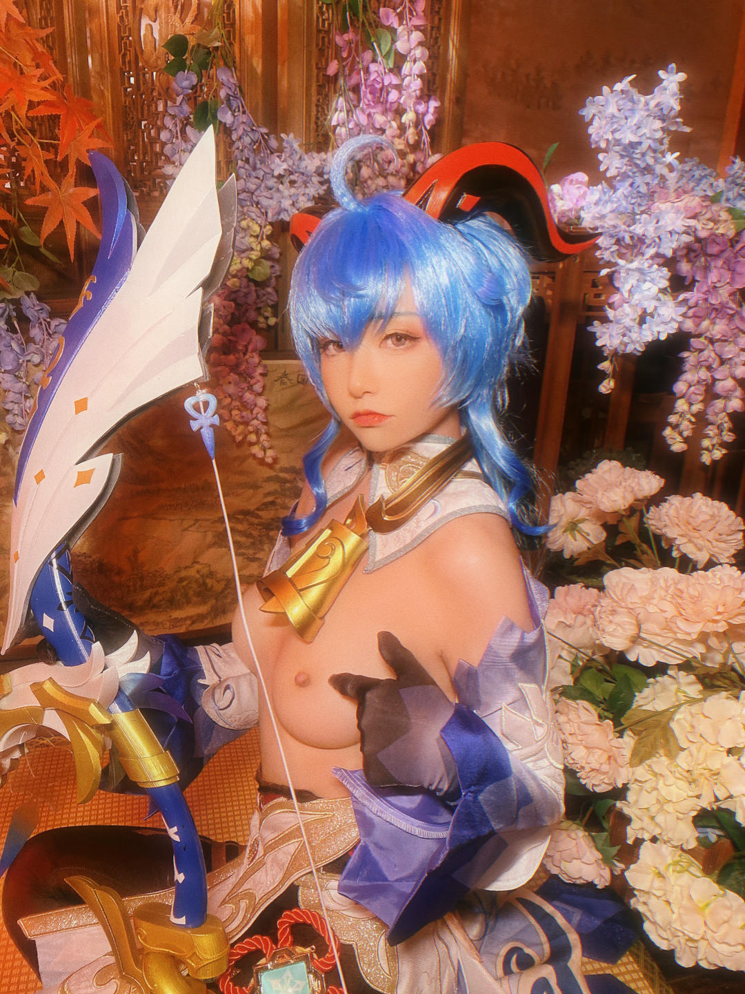 爆机少女喵小吉 NO.022 4月订阅T3 原神-甘雨 [61P1V 1.9GB]-手机_第2集