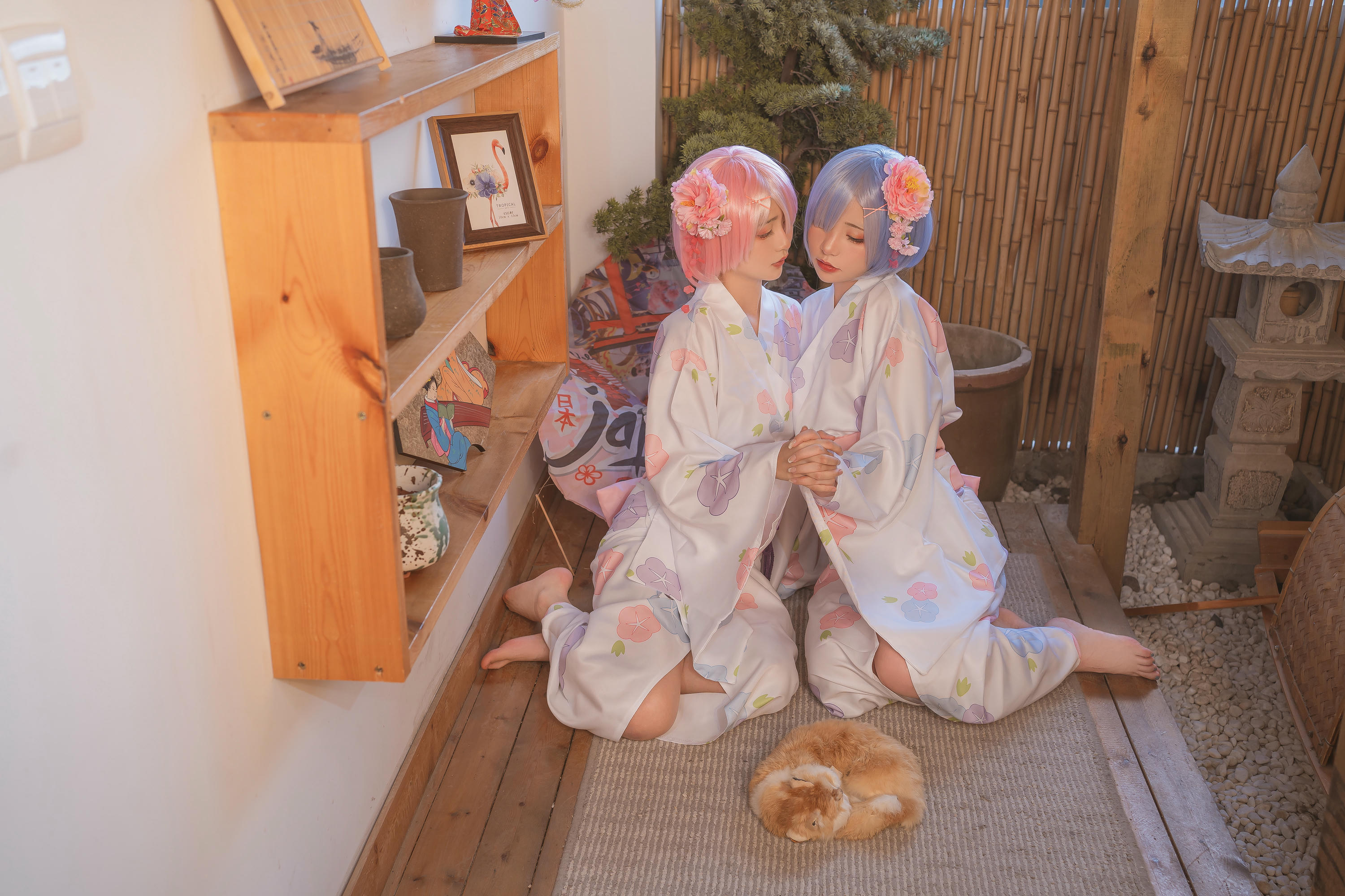 爆机少女喵小吉 NO.044 双子：金鱼&拉姆蕾姆 [102P4V 4.77GB]-Pic_第1集