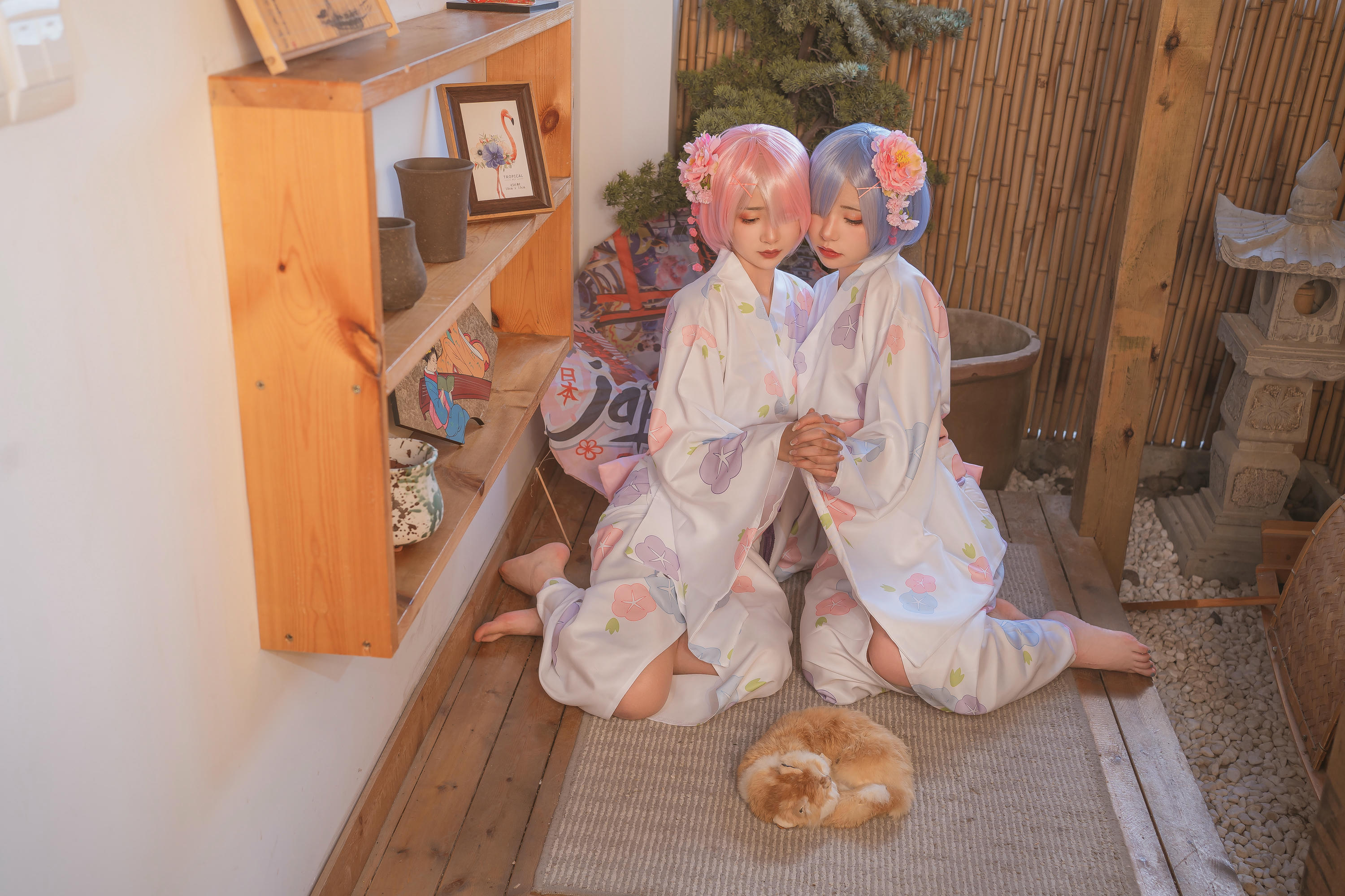 爆机少女喵小吉 NO.044 双子：金鱼&拉姆蕾姆 [102P4V 4.77GB]-Pic_第1集