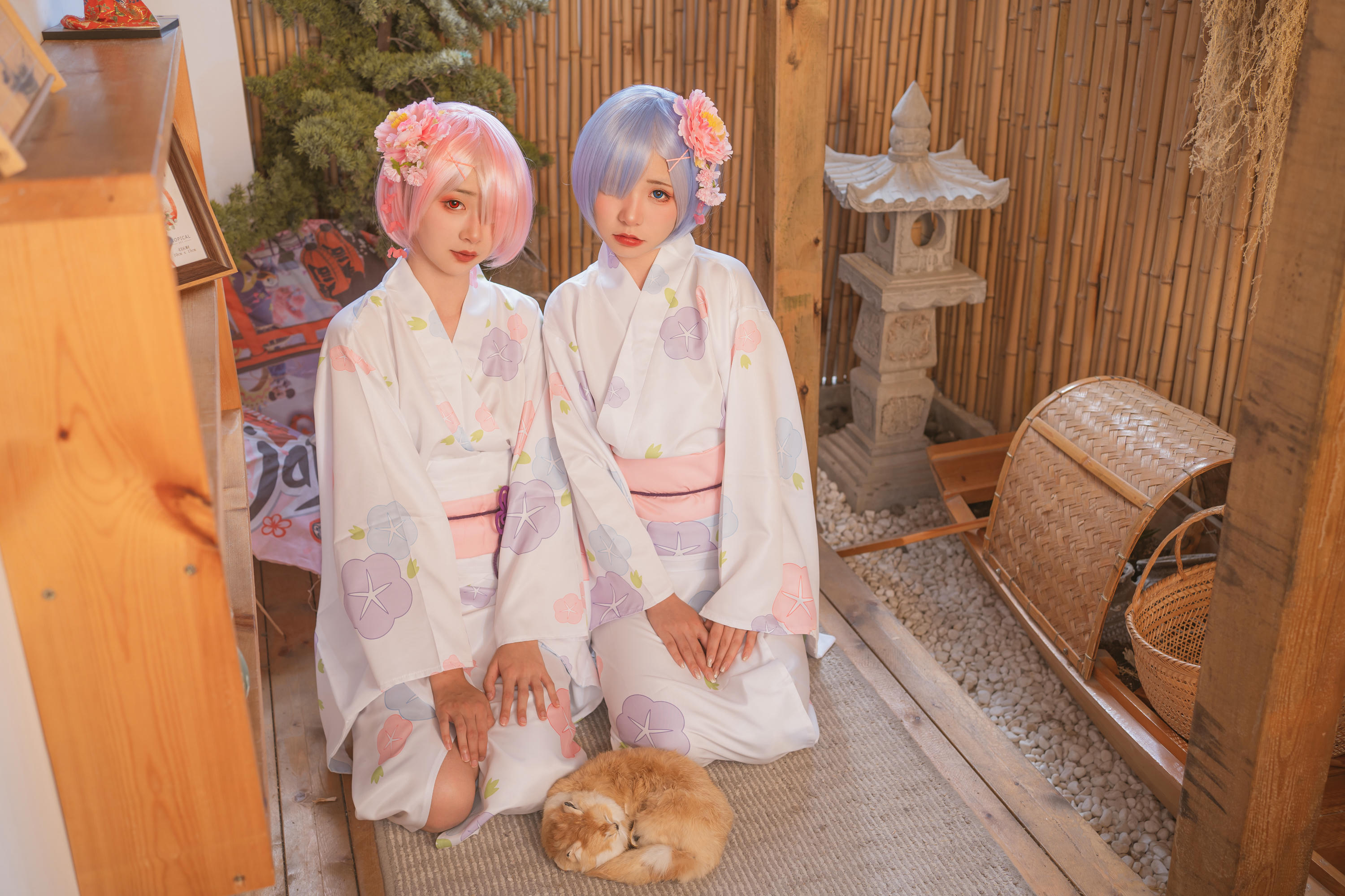 爆机少女喵小吉 NO.044 双子：金鱼&拉姆蕾姆 [102P4V 4.77GB]-Pic_第1集