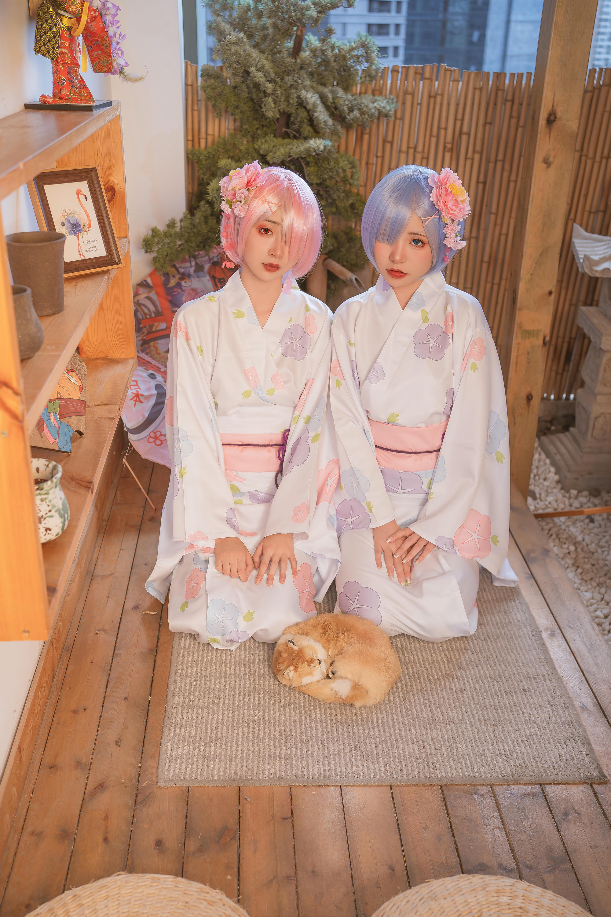 爆机少女喵小吉 NO.044 双子：金鱼&拉姆蕾姆 [102P4V 4.77GB]-Pic_第2集