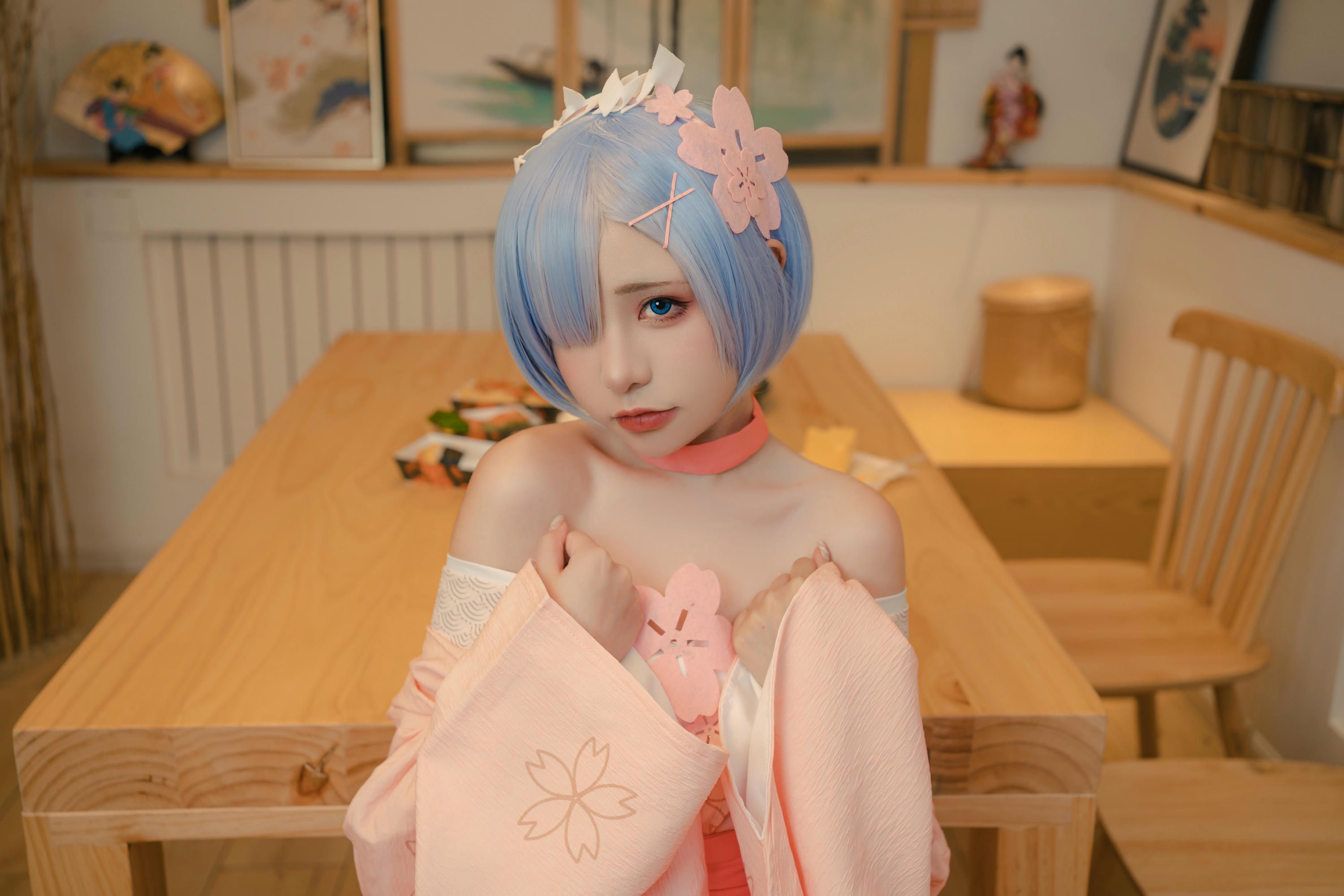 爆机少女喵小吉 NO.047 &金鱼 从零开始的女体盛宴 [100P1V 2.56GB]-Pic_第2集