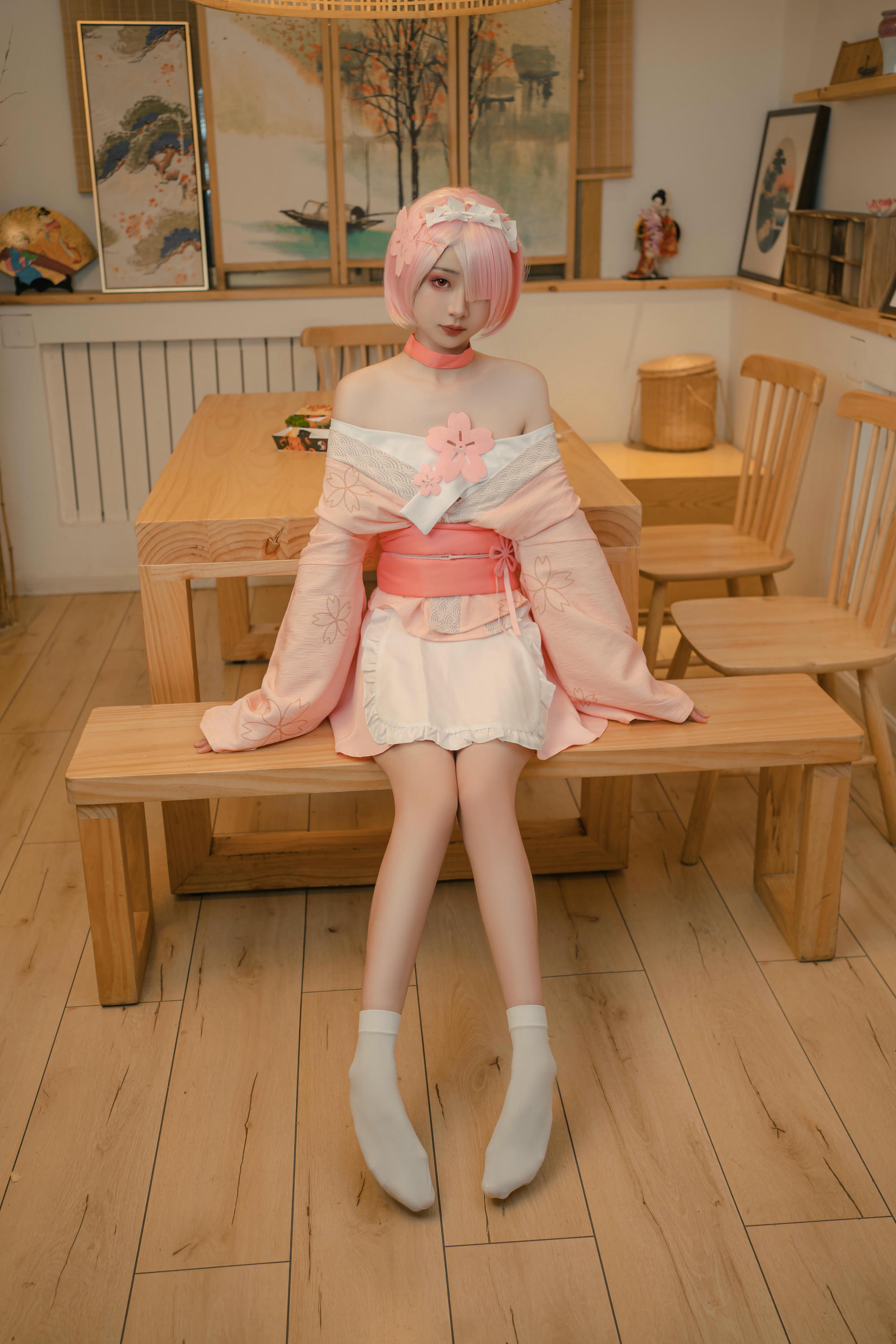 爆机少女喵小吉 NO.047 &金鱼 从零开始的女体盛宴 [100P1V 2.56GB]-Pic_第2集