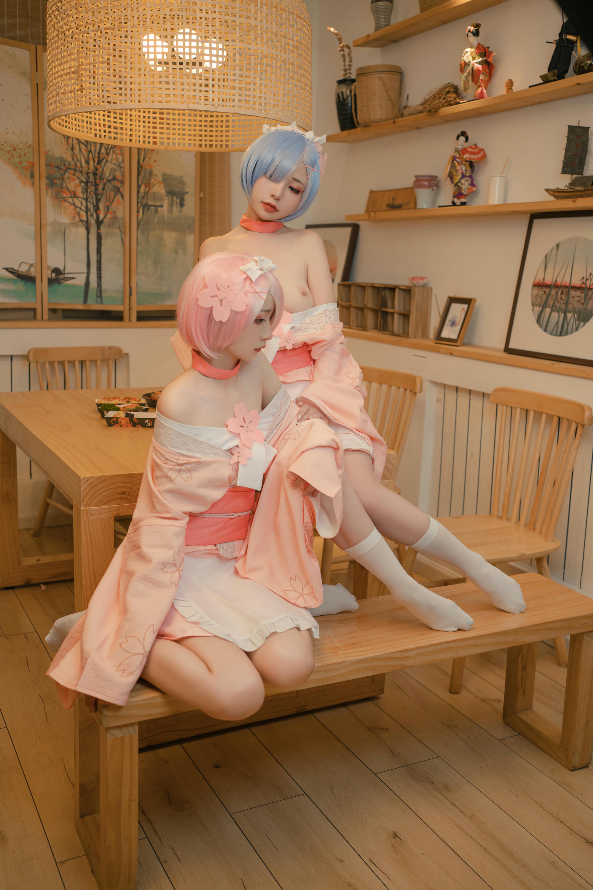 爆机少女喵小吉 NO.047 &金鱼 从零开始的女体盛宴 [100P1V 2.56GB]-Pic_第4集