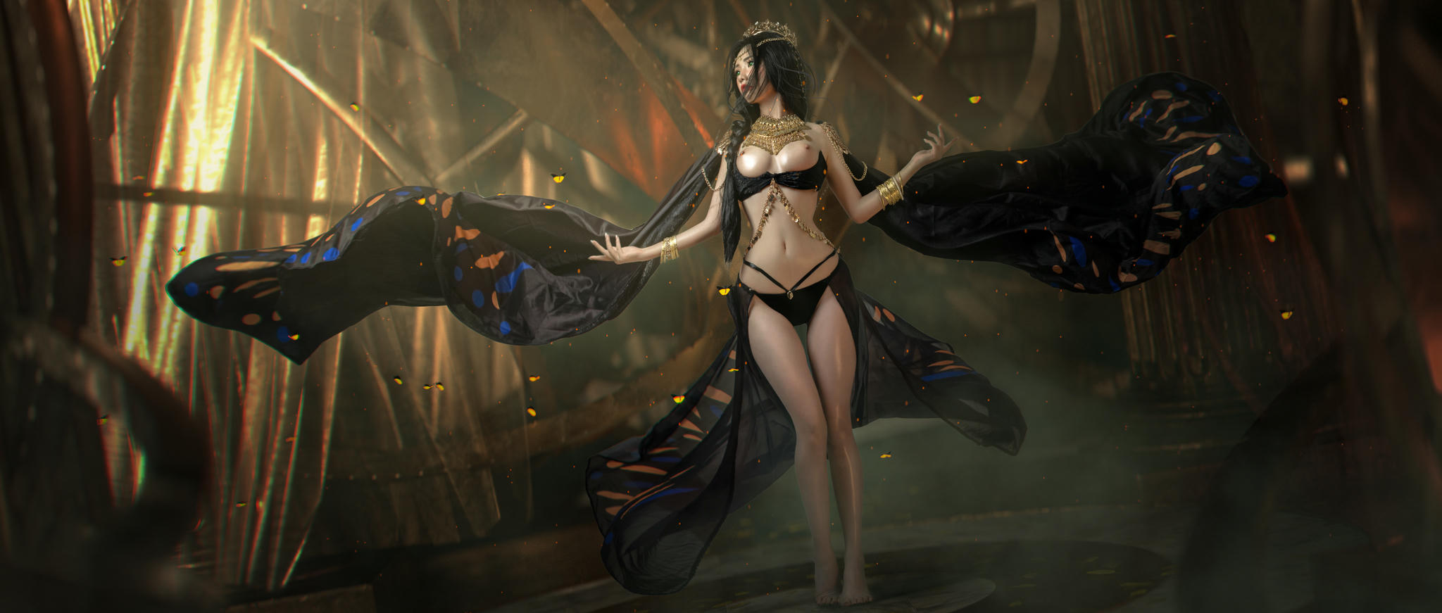 爆机少女喵小吉 NO.048 风铃公主 [48P1V 2.47GB]-Pic-合成_第1集