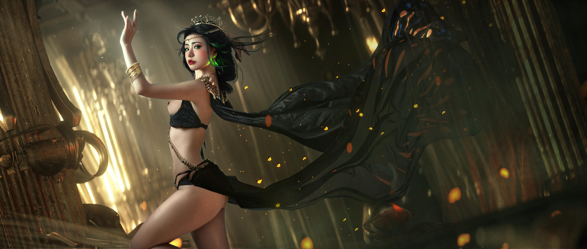 爆机少女喵小吉 NO.048 风铃公主 [48P1V 2.47GB]-Pic-合成_第1集