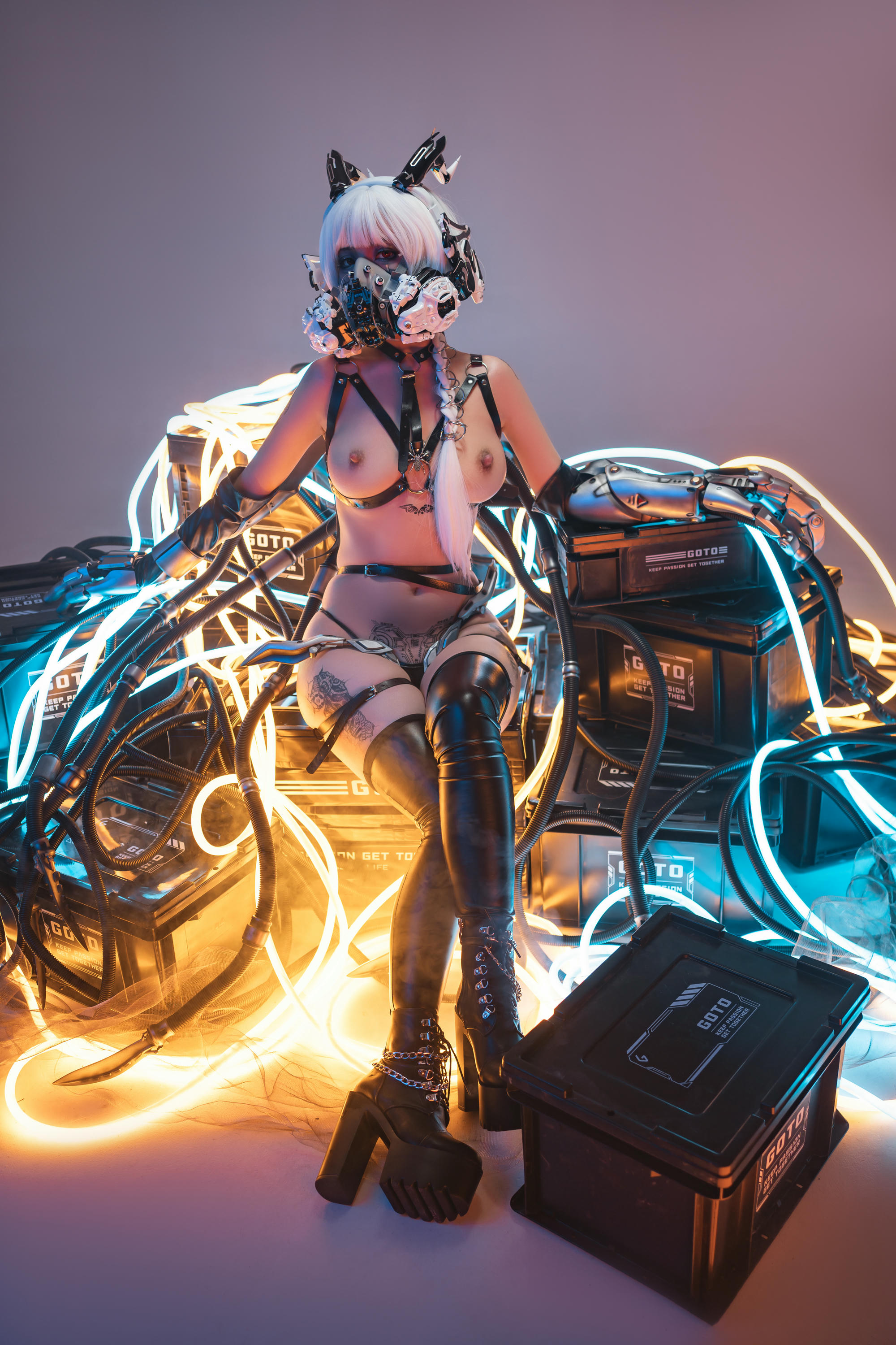 爆机少女喵小吉 NO.055 赛博朋克-超梦 [50P3V 2.48GB]-Pic_第2集