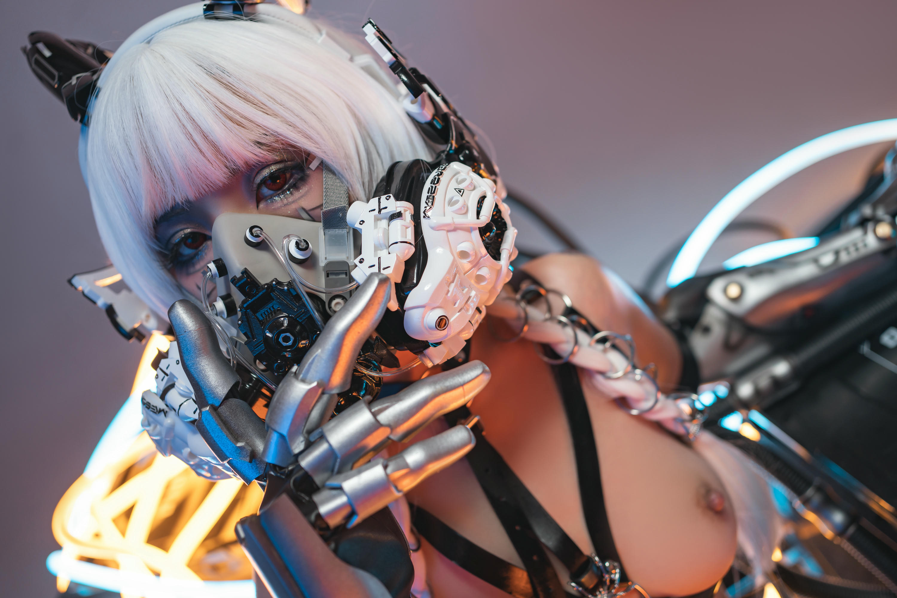 爆机少女喵小吉 NO.055 赛博朋克-超梦 [50P3V 2.48GB]-Pic_第3集