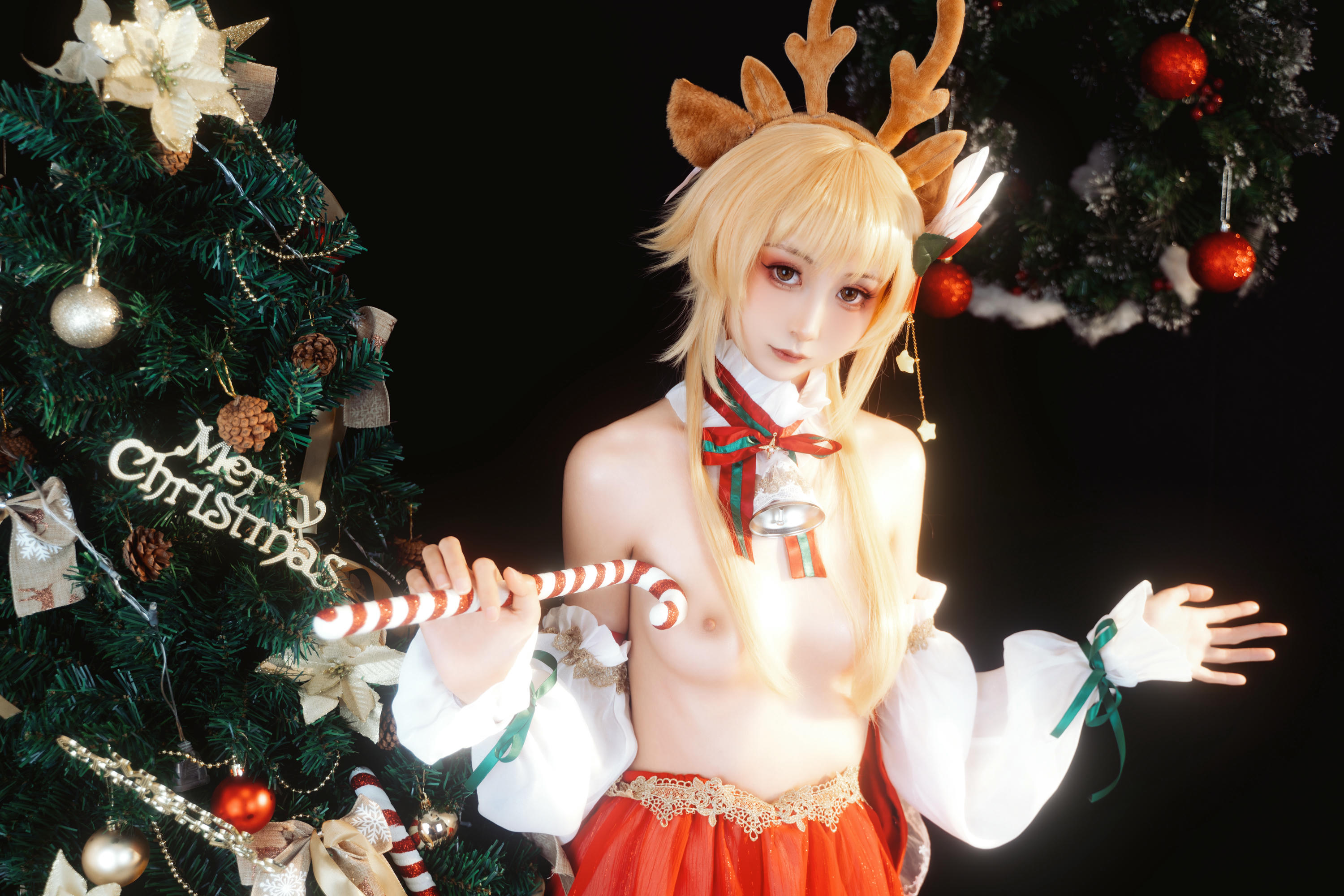 爆机少女喵小吉 NO.063 圣诞特辑 [89P2V-2.31G]-Pic_第2集