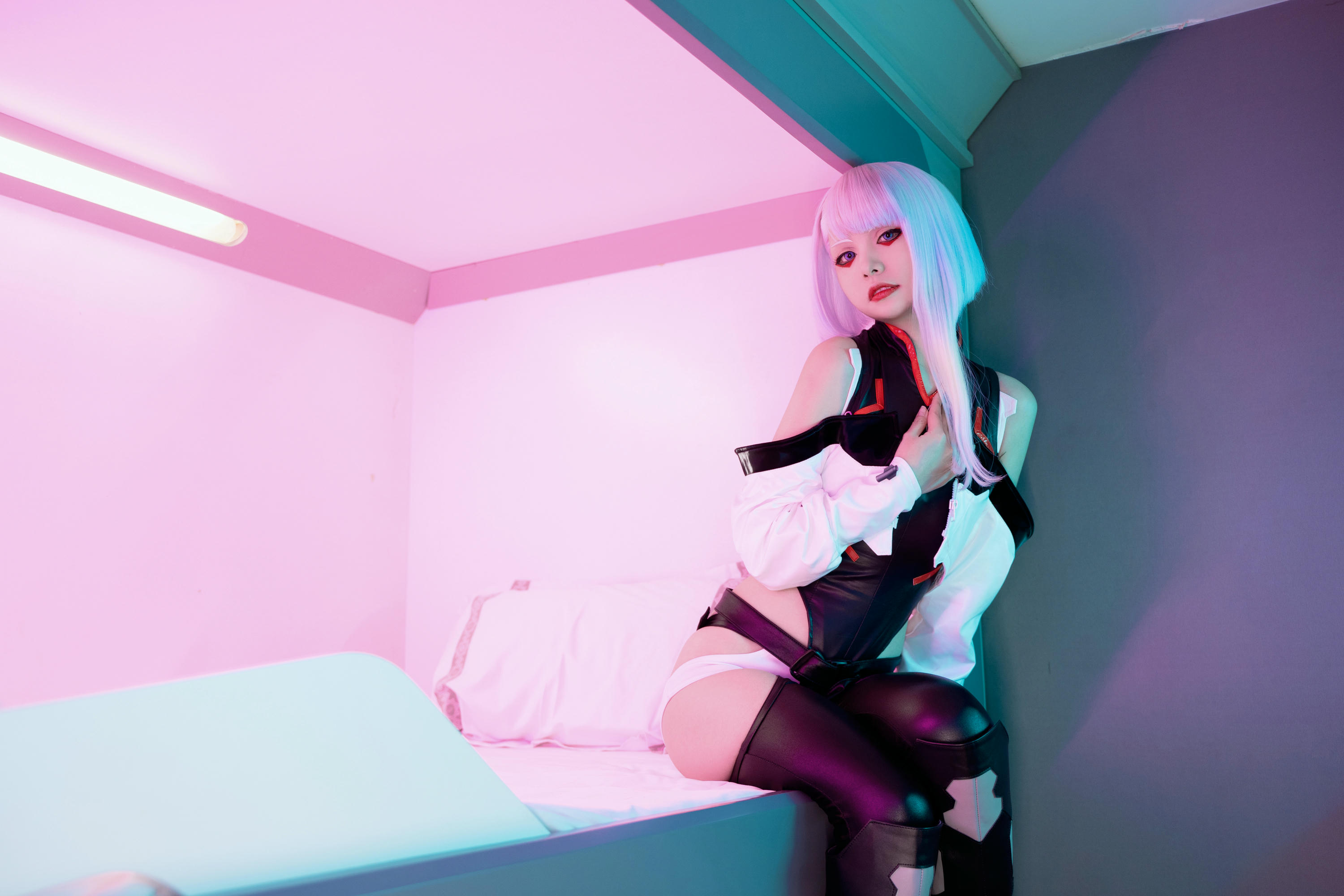 爆机少女喵小吉 NO.066 赛博朋克 边缘行者 Lcuy [104P5V 3.8GB]-Pic_第1集