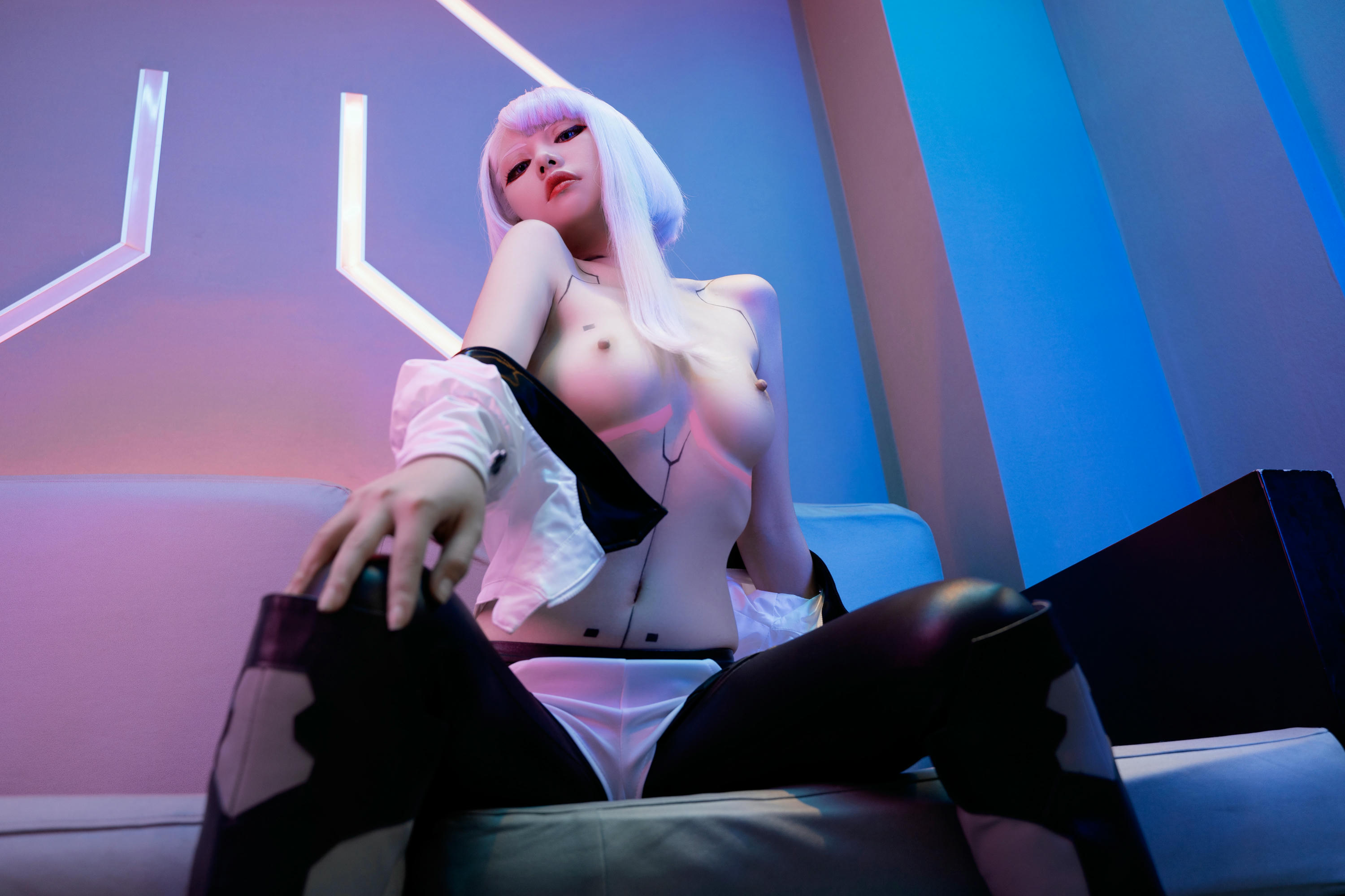 爆机少女喵小吉 NO.066 赛博朋克 边缘行者 Lcuy [104P5V 3.8GB]-Pic_第1集