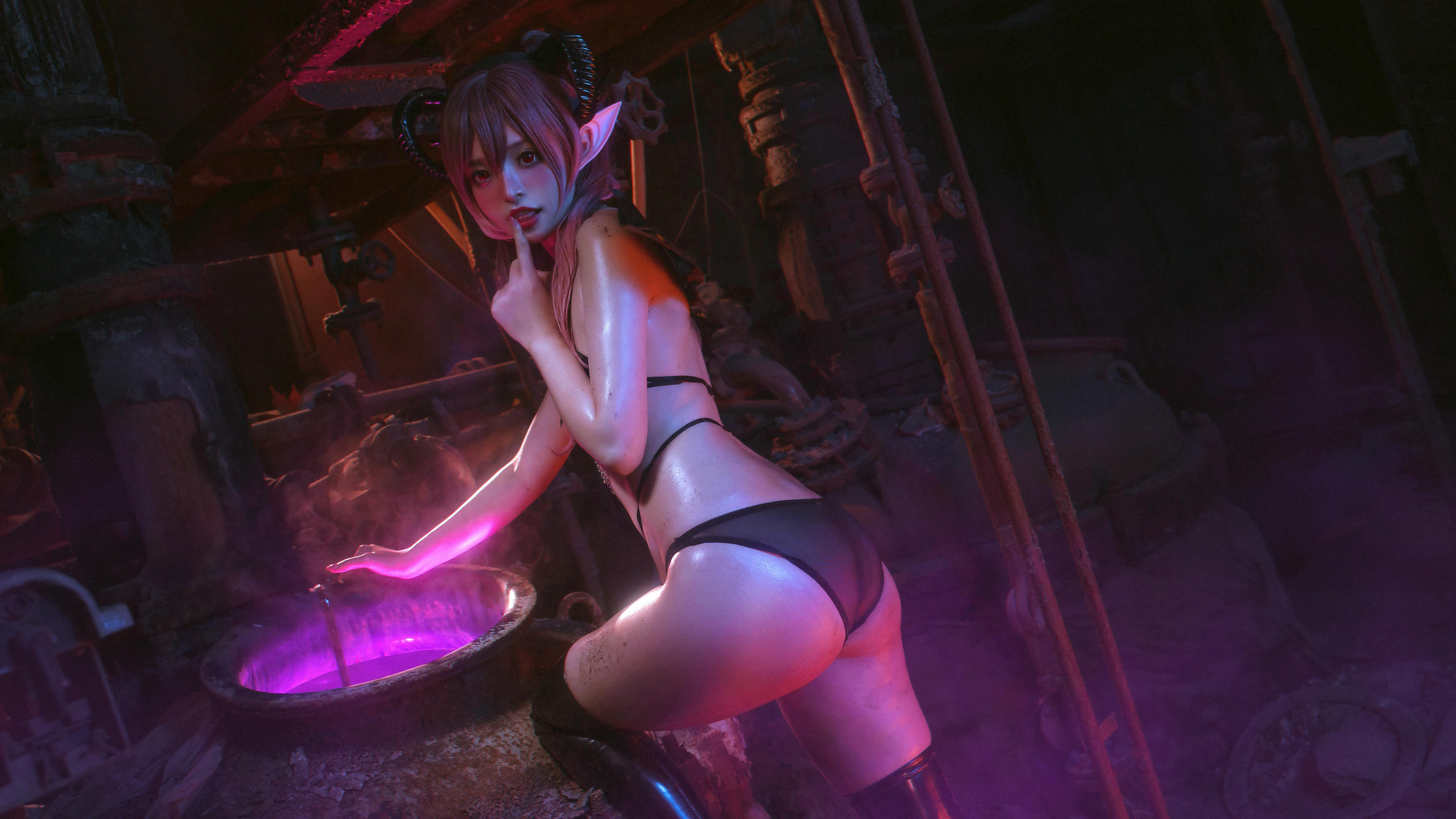 爆机少女喵小吉 NO.007 魅魔 [17P 216MB]_第1集