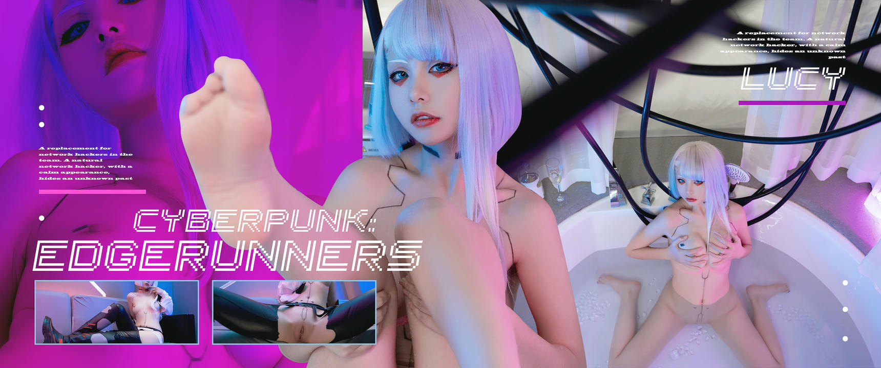 爆机少女喵小吉 NO.066 赛博朋克 边缘行者 Lcuy [104P5V 3.8GB]-壁纸_第1集