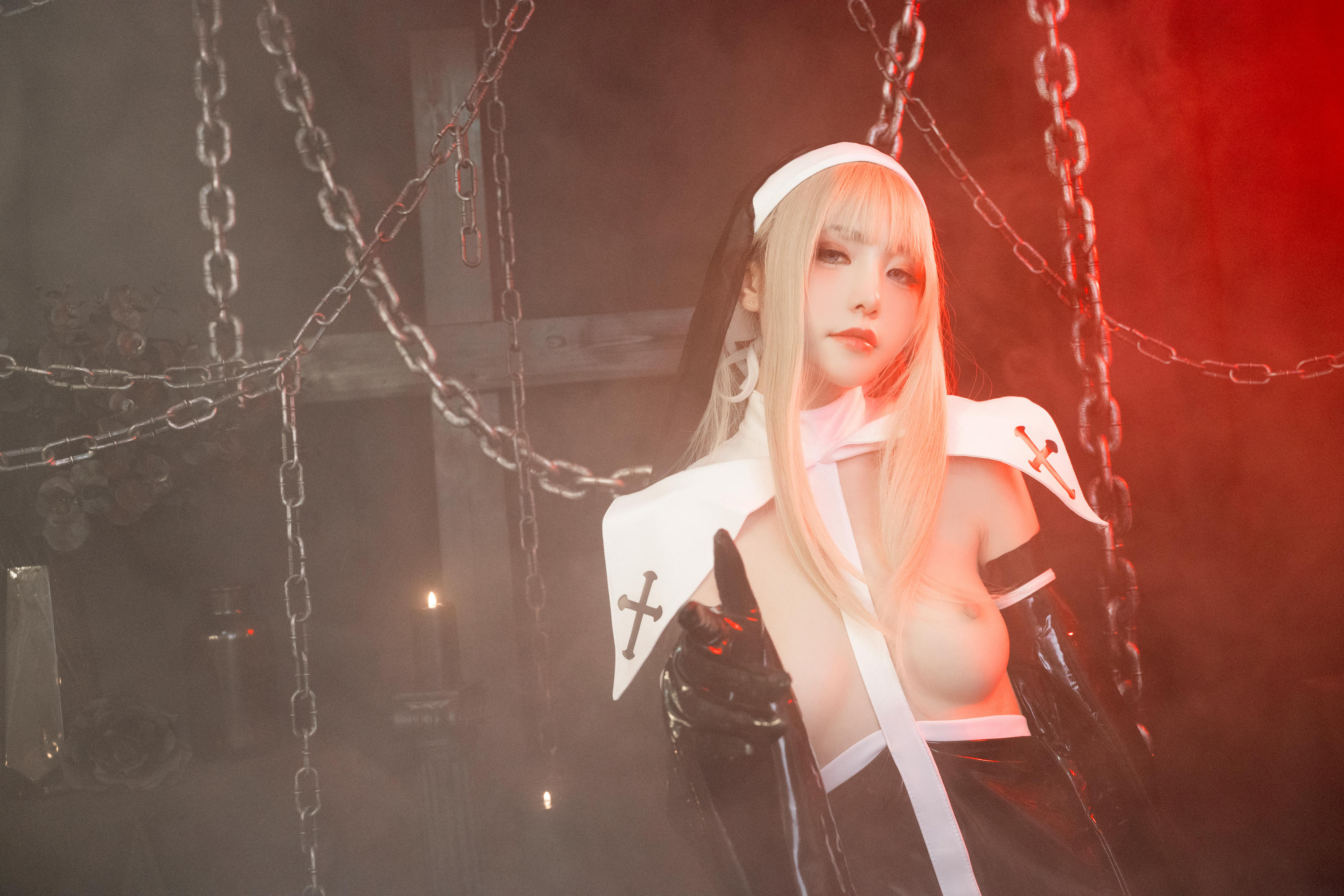 爆机少女喵小吉 NO.077 恶堕修女 [88P2V 2.78GB]-Pic_第4集