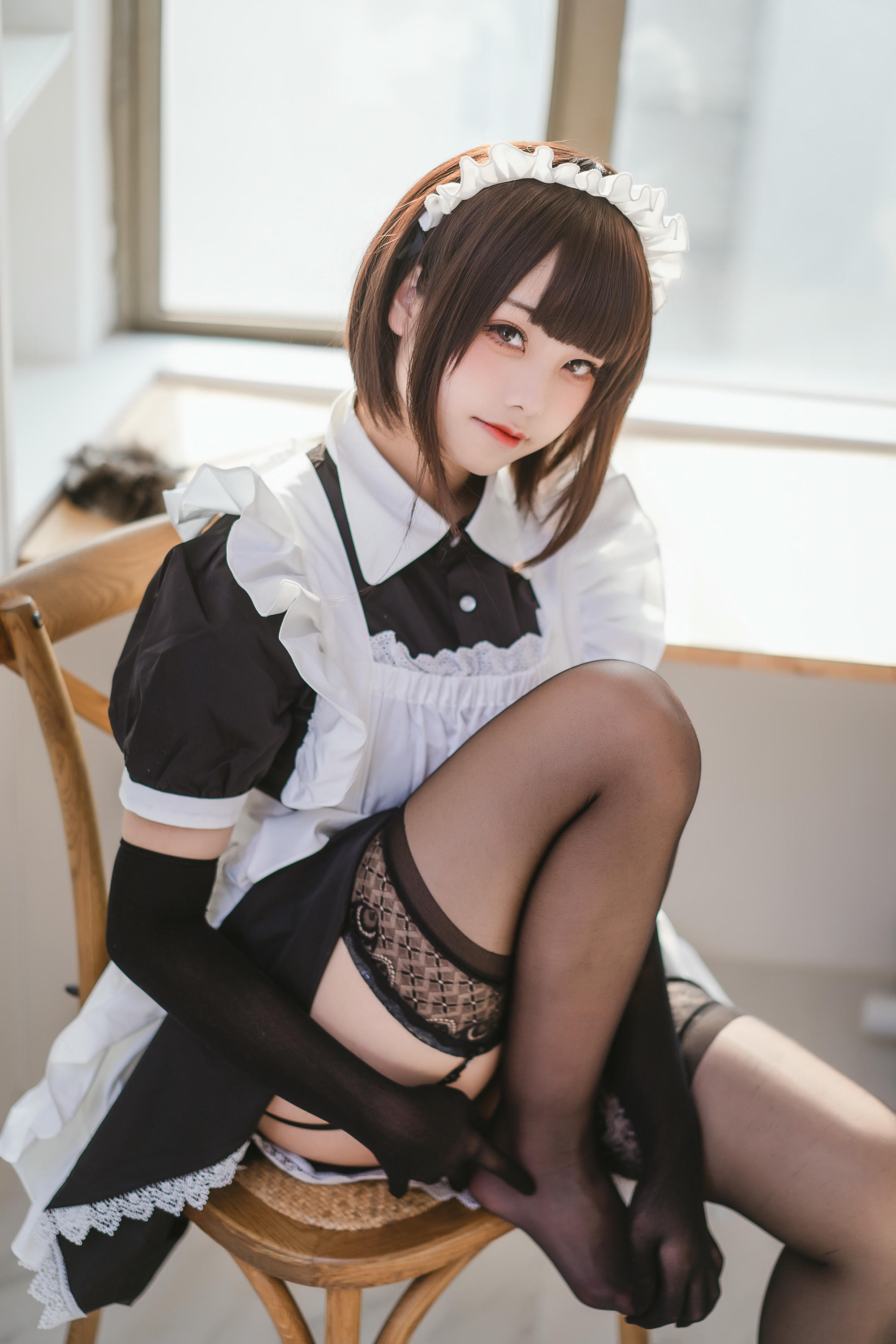 蜜汁猫裘 NO.057 民宿 女仆 [50P-587MB]_第2集