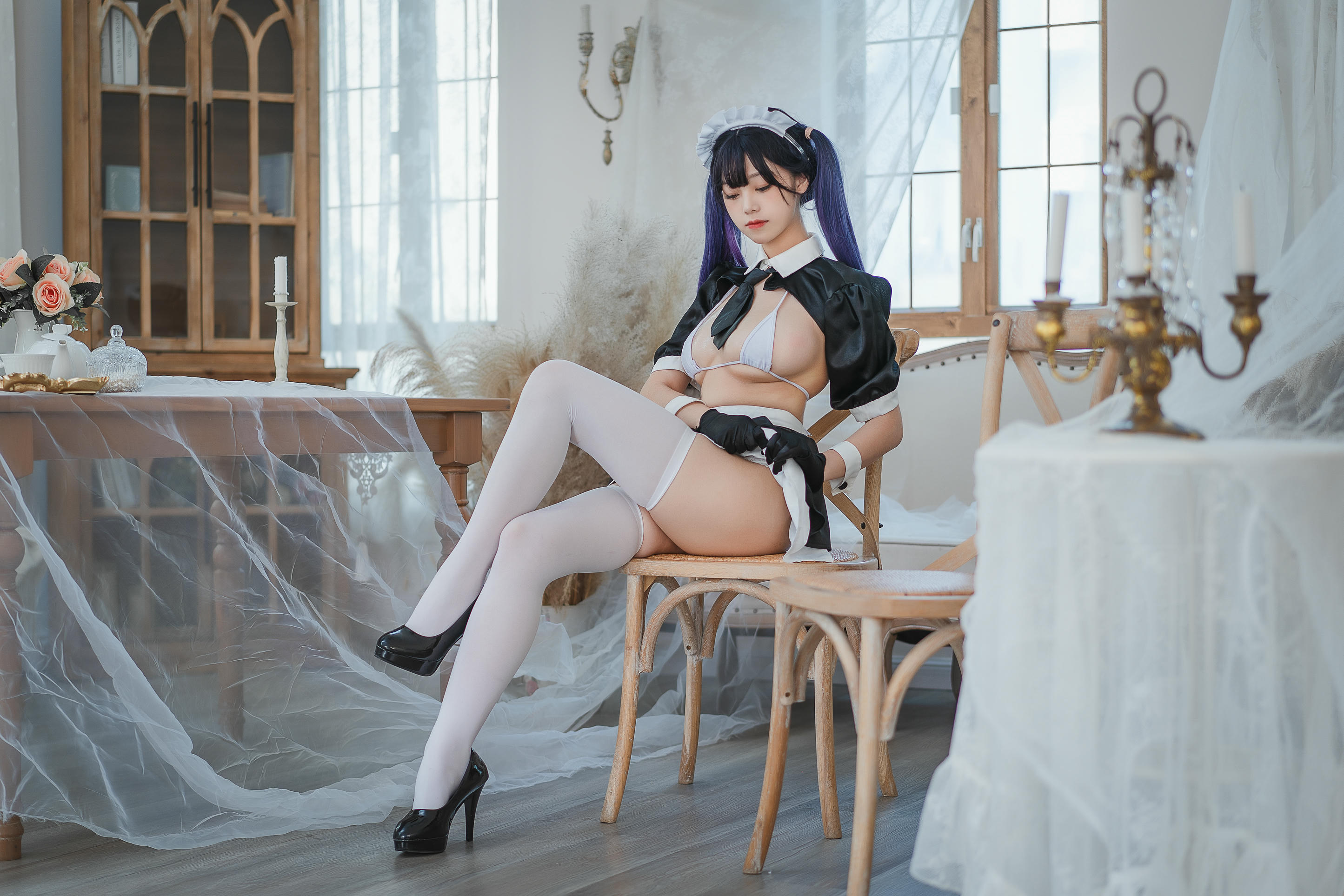 蜜汁猫裘 NO.077 工作女仆 [50P3V-1.37GB]_第1集