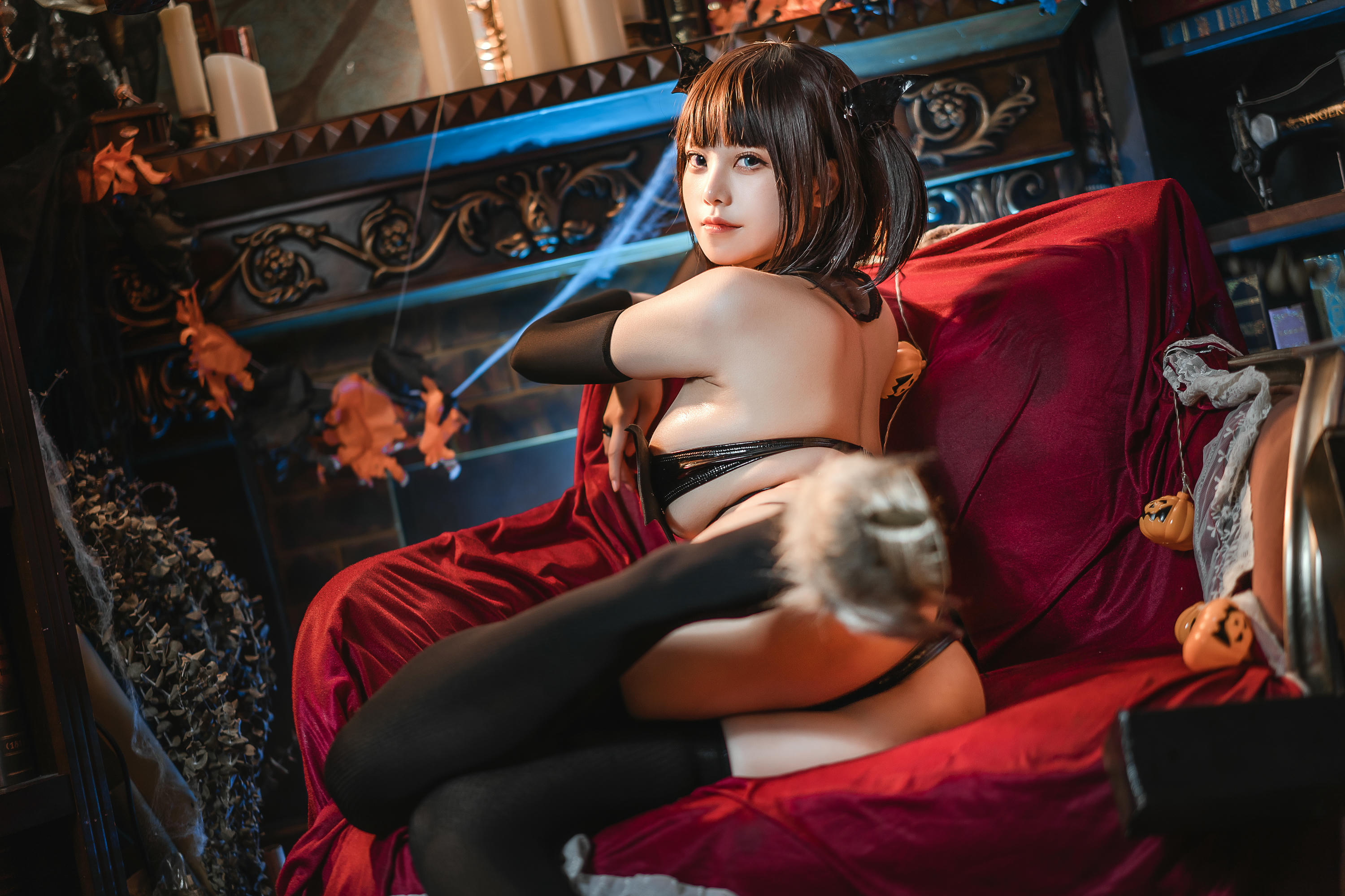 蜜汁猫裘 NO.079 羊蹄魅魔 [50P-1.09GB]_第1集