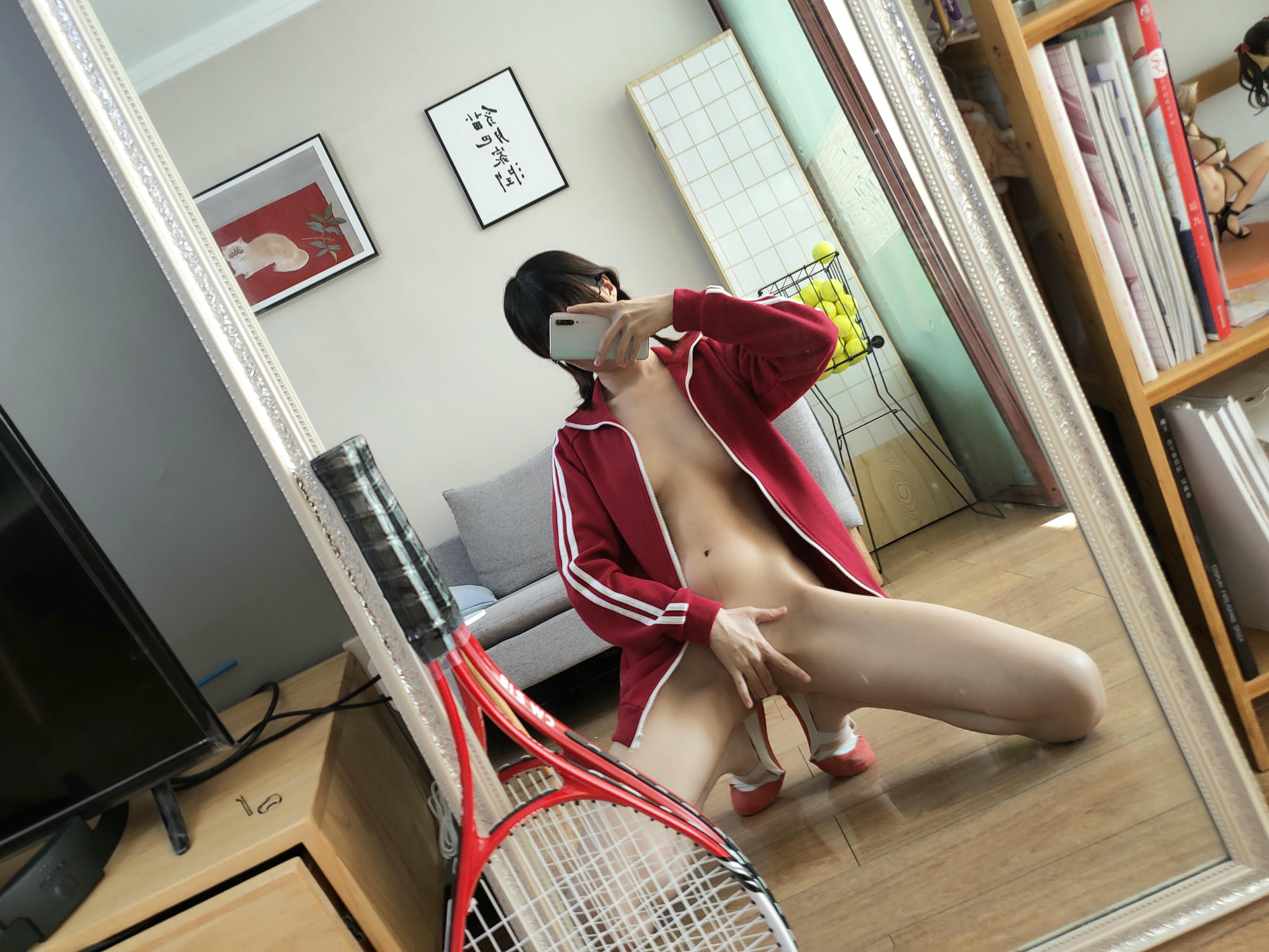 NAGESA魔物喵 NO.078 運動中……テニスの練習! ! [17P1V 100M]_第1集